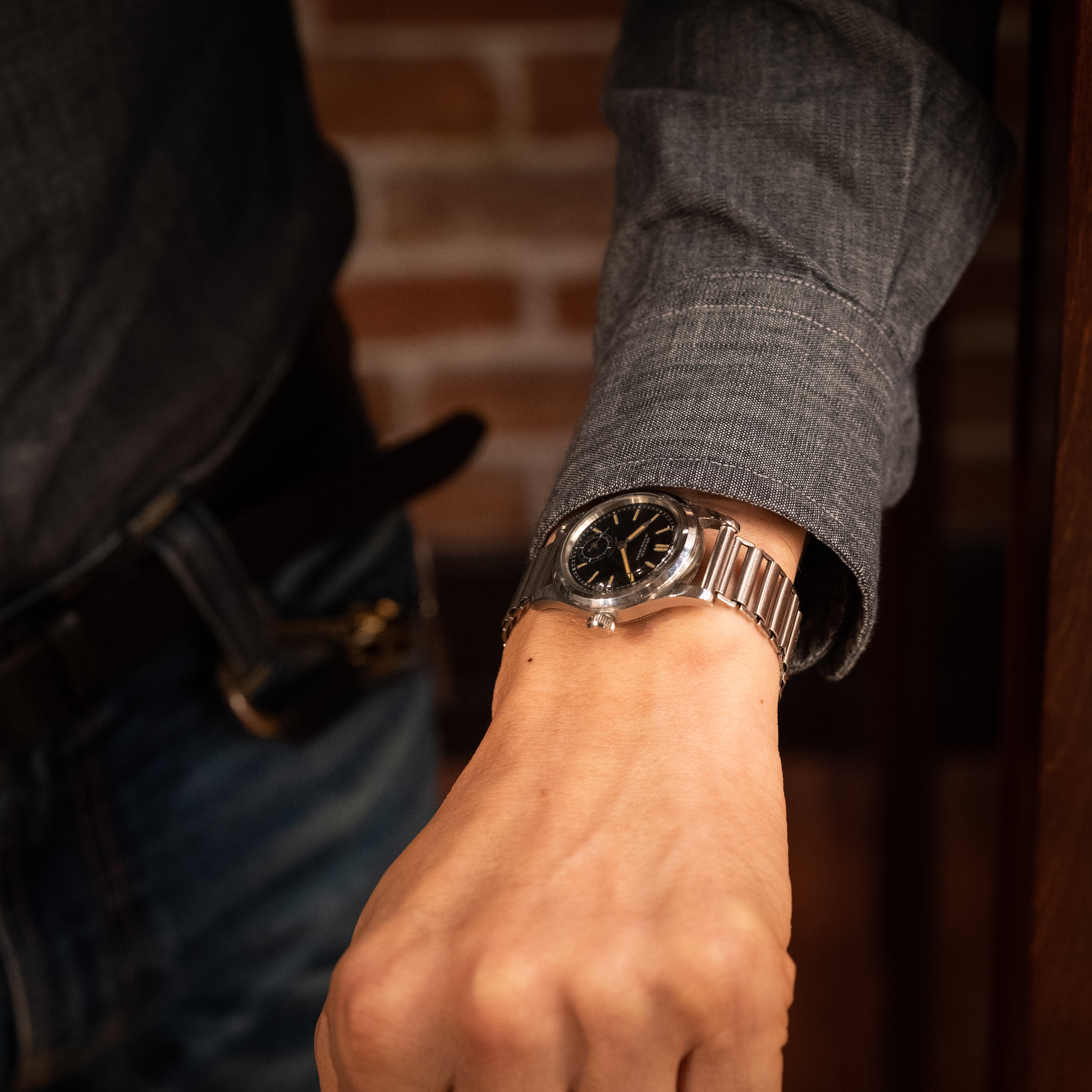 オイスター ジュニアスポーツ 1942年製 ブラックダイヤル