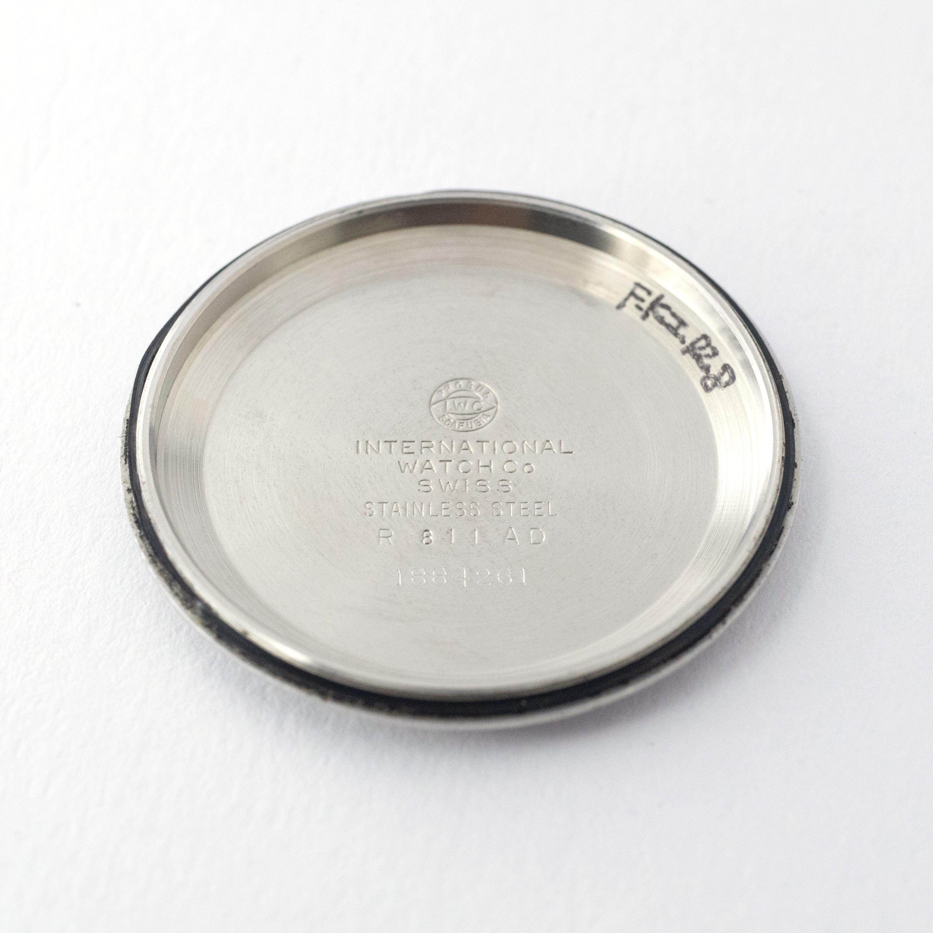 IWCヨットクラブ ブルーマーブル 1969年製 純正ステンレスブレス