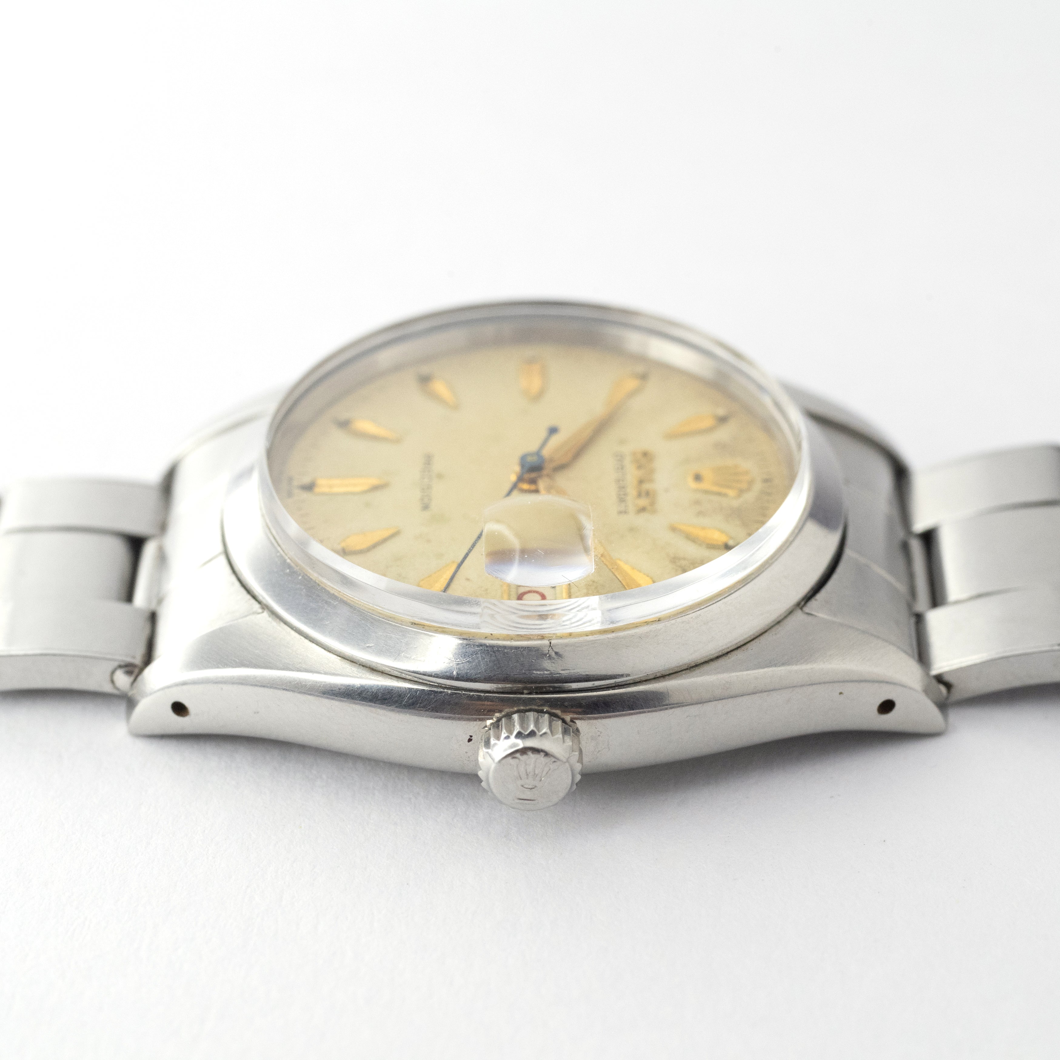 ロレックスオイスターデイト赤黒カレンダー Ref.6494 1957年製