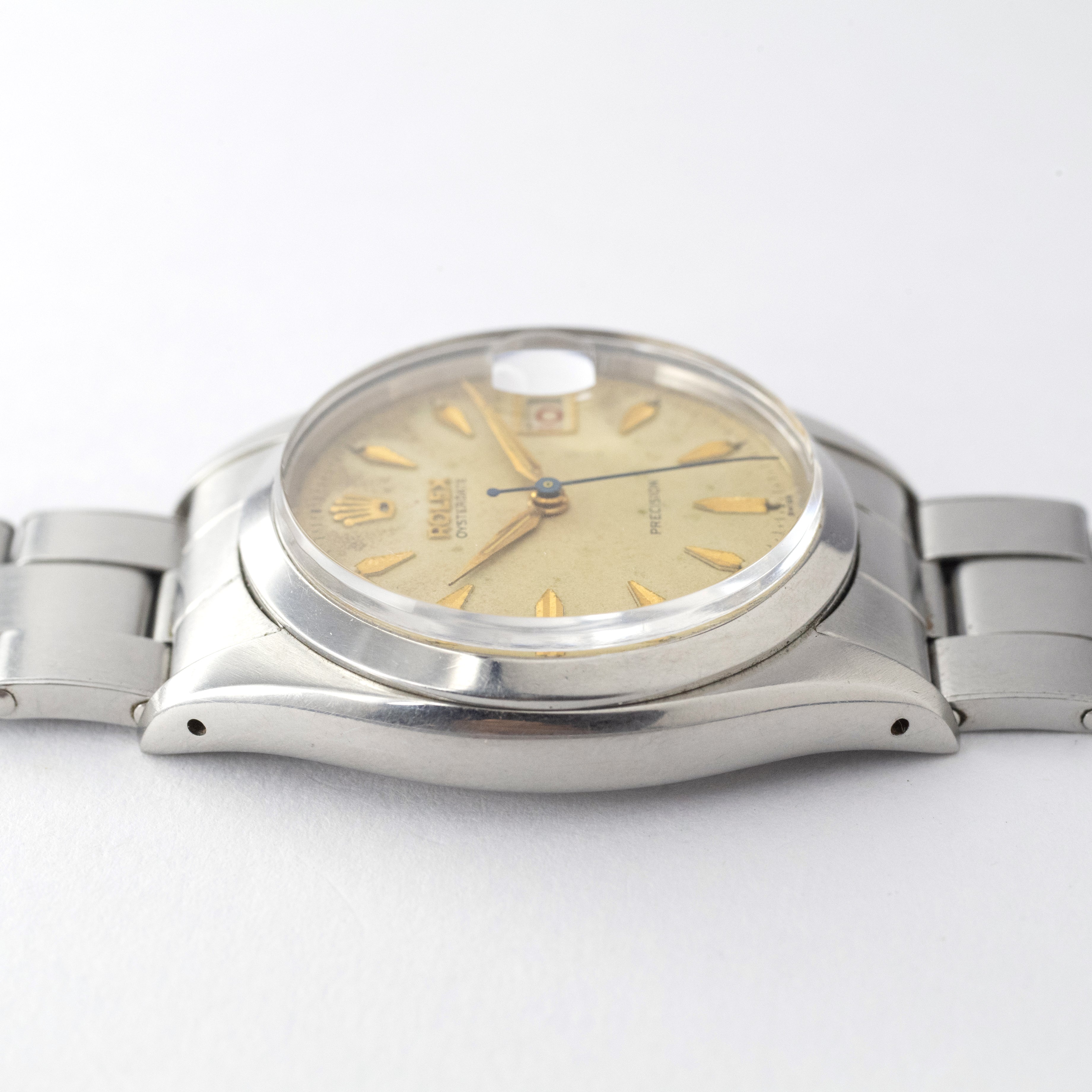 ロレックスオイスターデイト赤黒カレンダー Ref.6494 1957年製