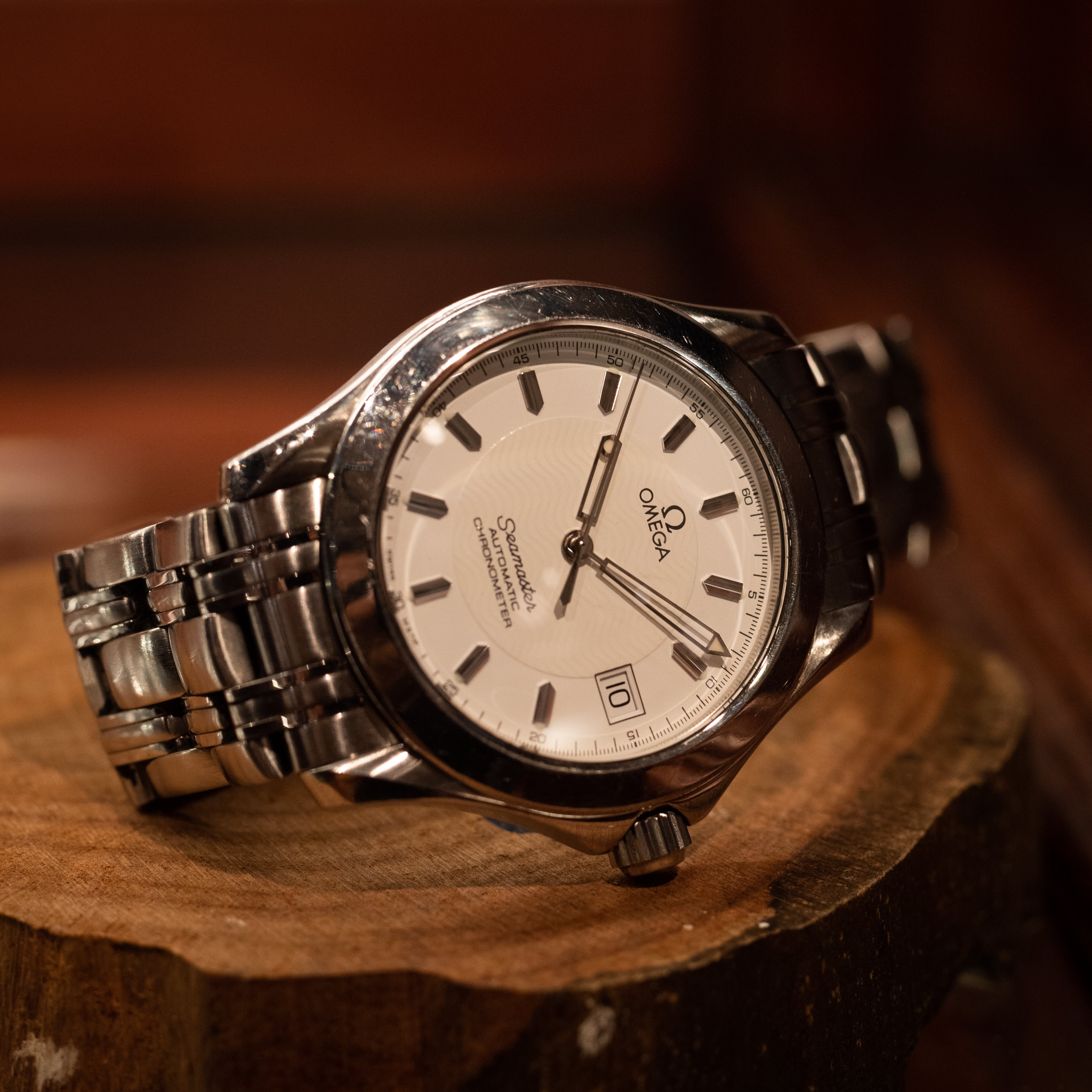 オメガ シーマスター120 2000年製/平成12年製 ホワイトダイヤル