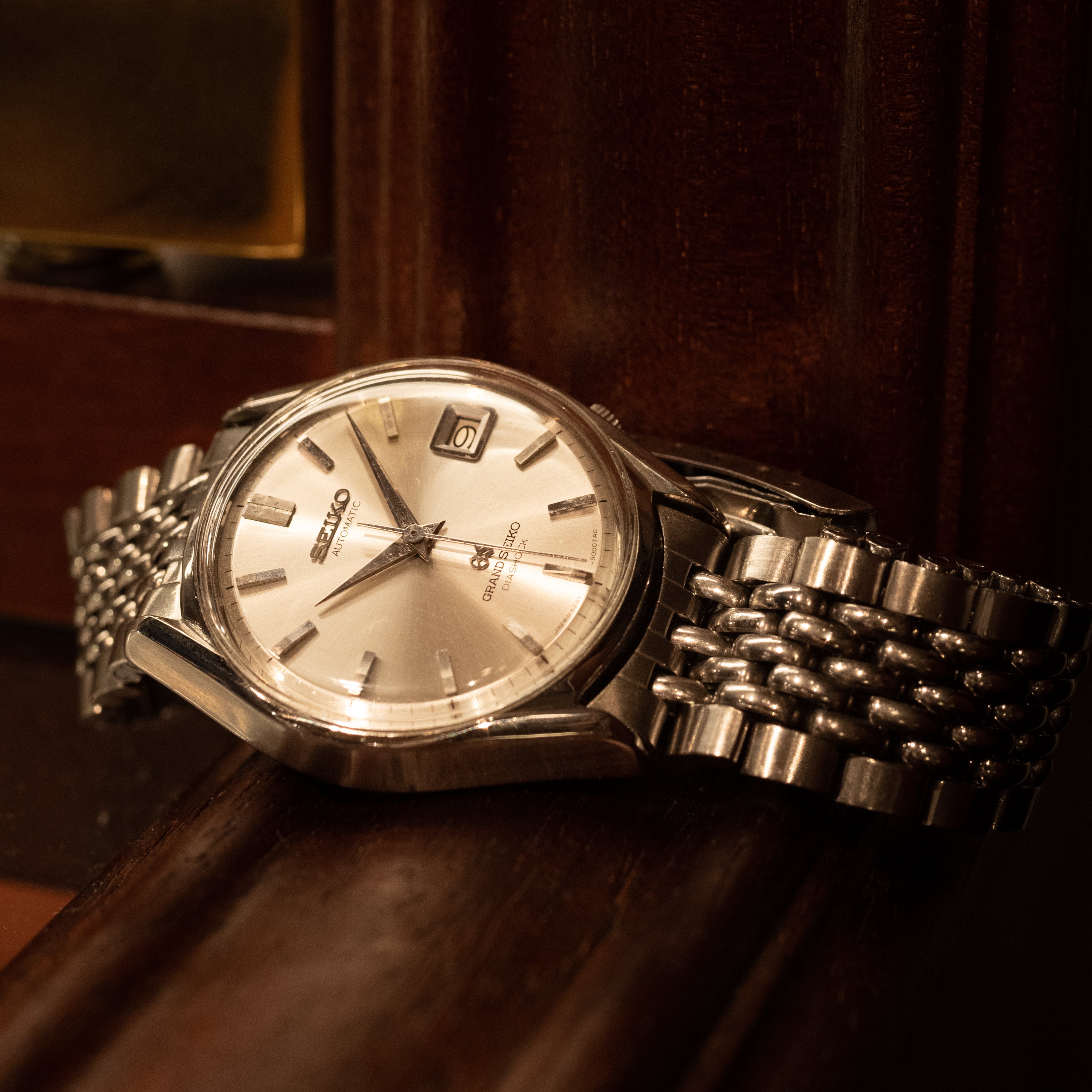 セイコー GRAND SEIKO 62GS 1966年製 獅子メダリオン 6245-9000 自動巻き ステンレスブレス