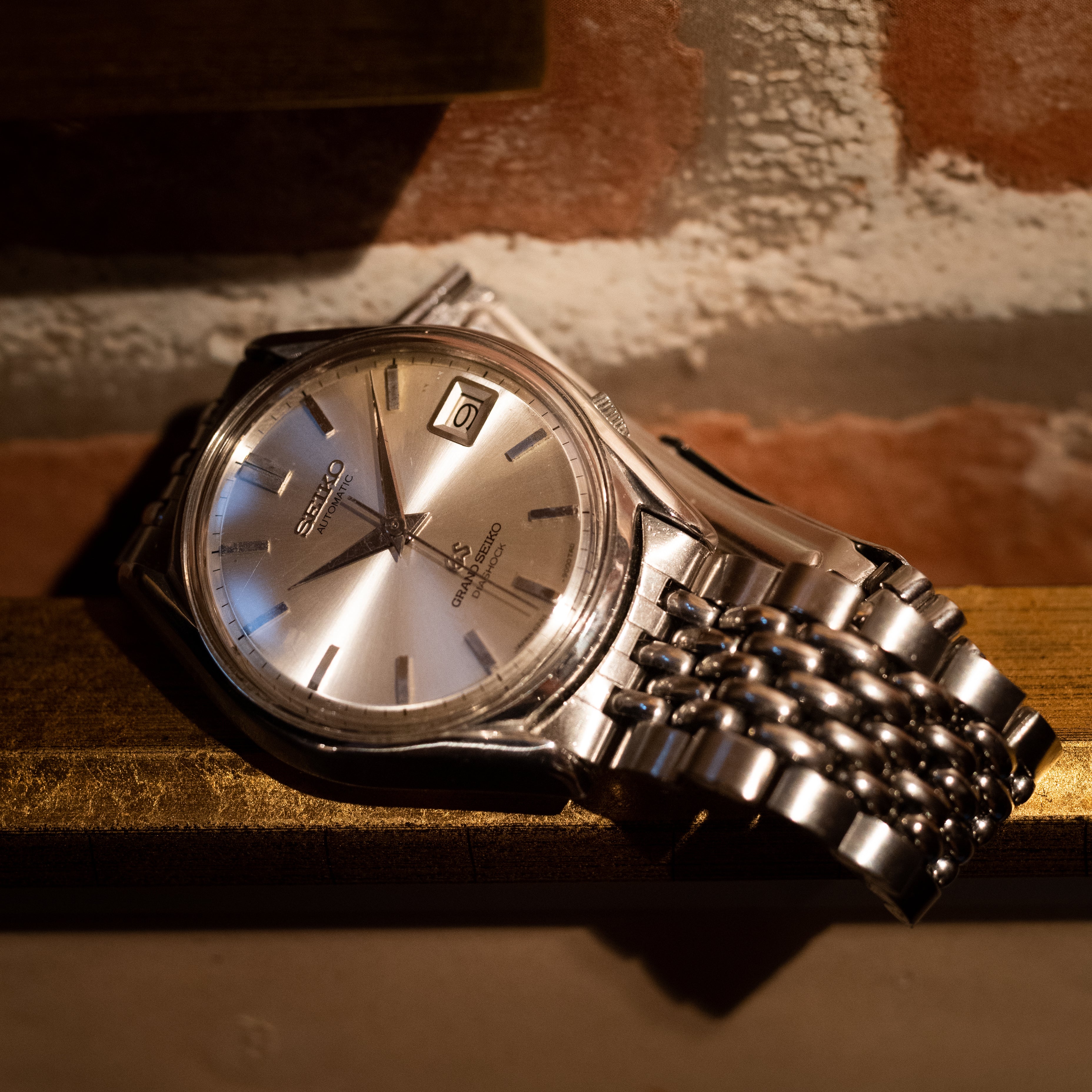 セイコー GRAND SEIKO 62GS 1966年製 獅子メダリオン 6245-9000 自動巻き ステンレスブレス