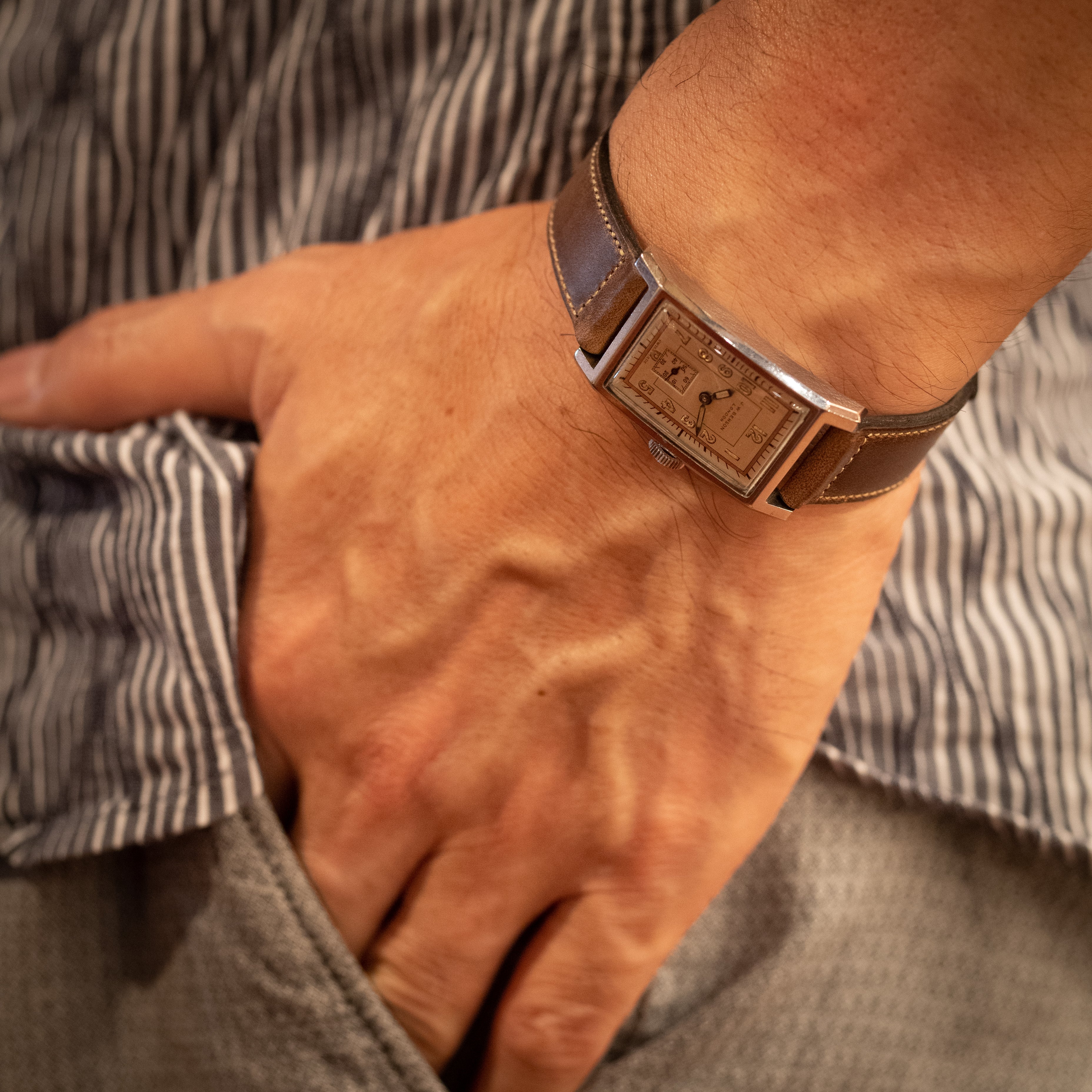 J.W.BENSON スクエアクラムシェルケース 防水ケース 1940年代