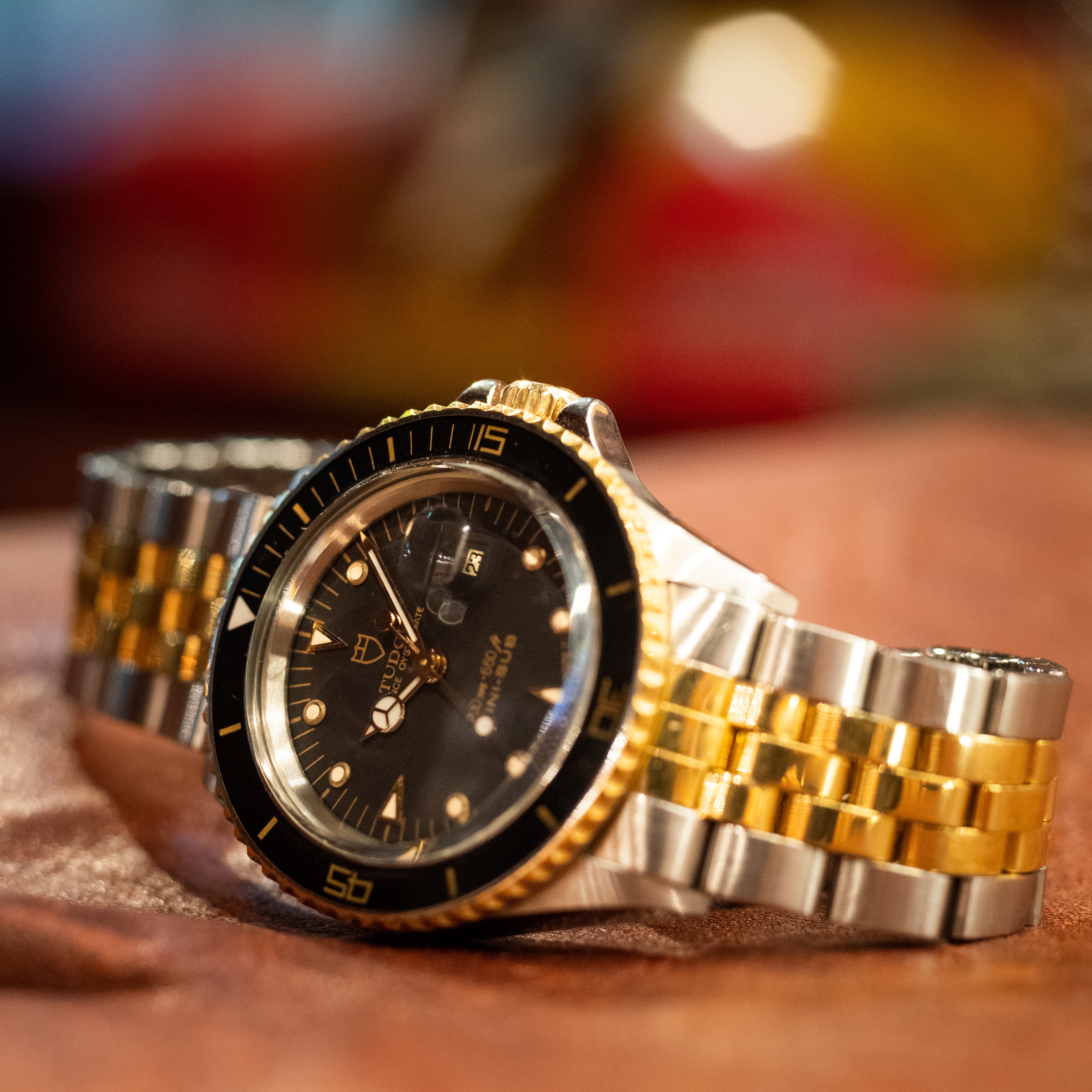 TUDOR MINI SUB 1985年製 ミニサブコンビ Ref.94401 ブラック 箱ギャラ