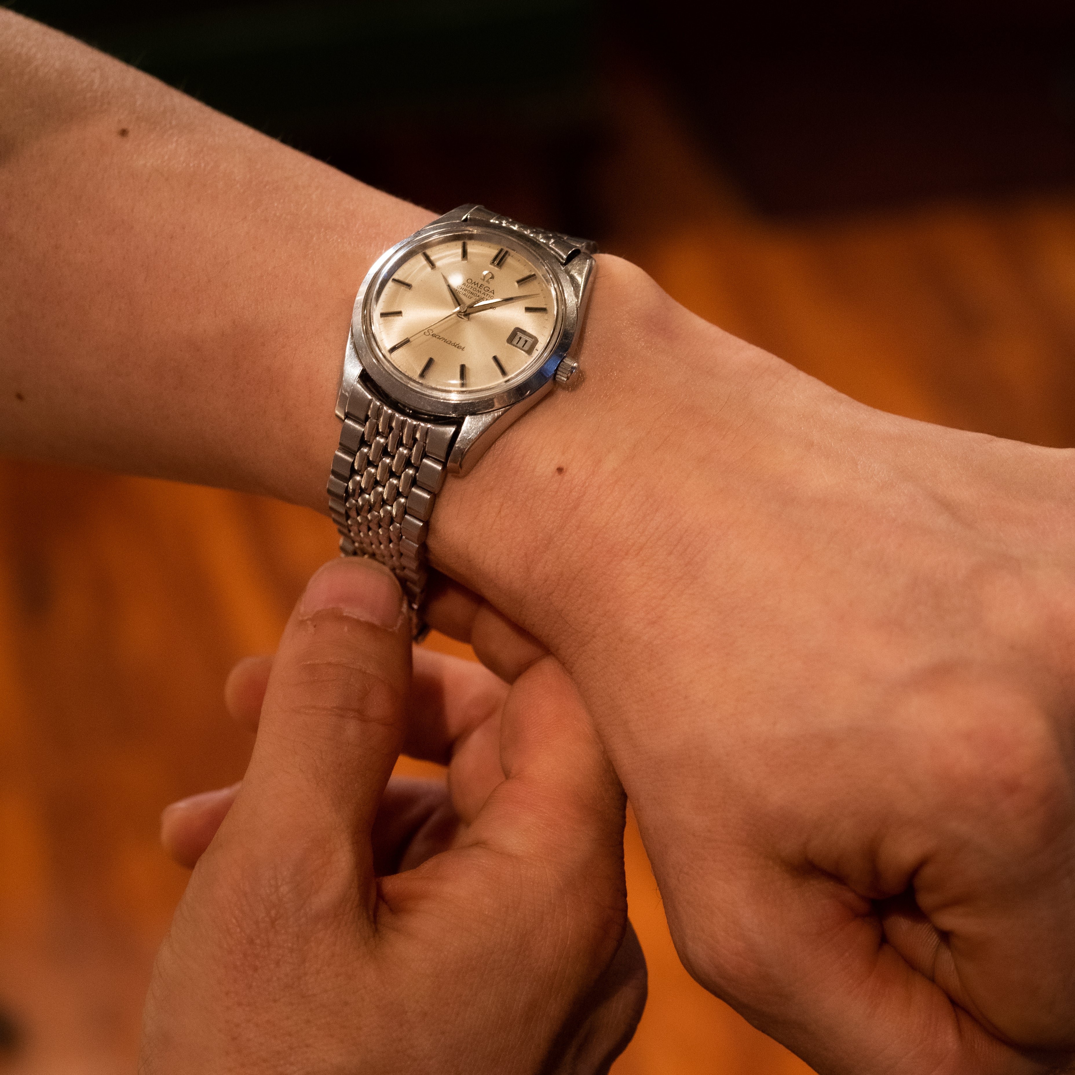 オメガ シーマスター クロノメーター ブレス 1969年製