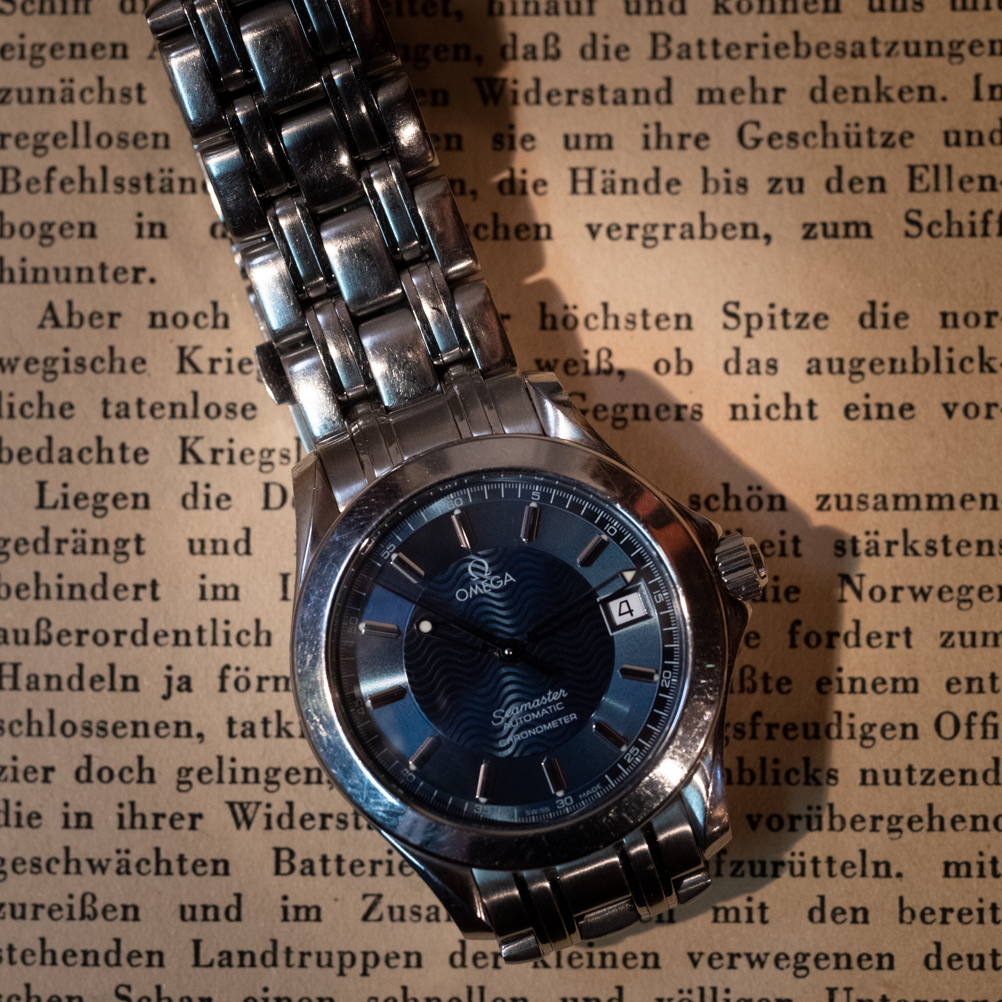 オメガ シーマスター120 1999年製 ブルーダイヤル