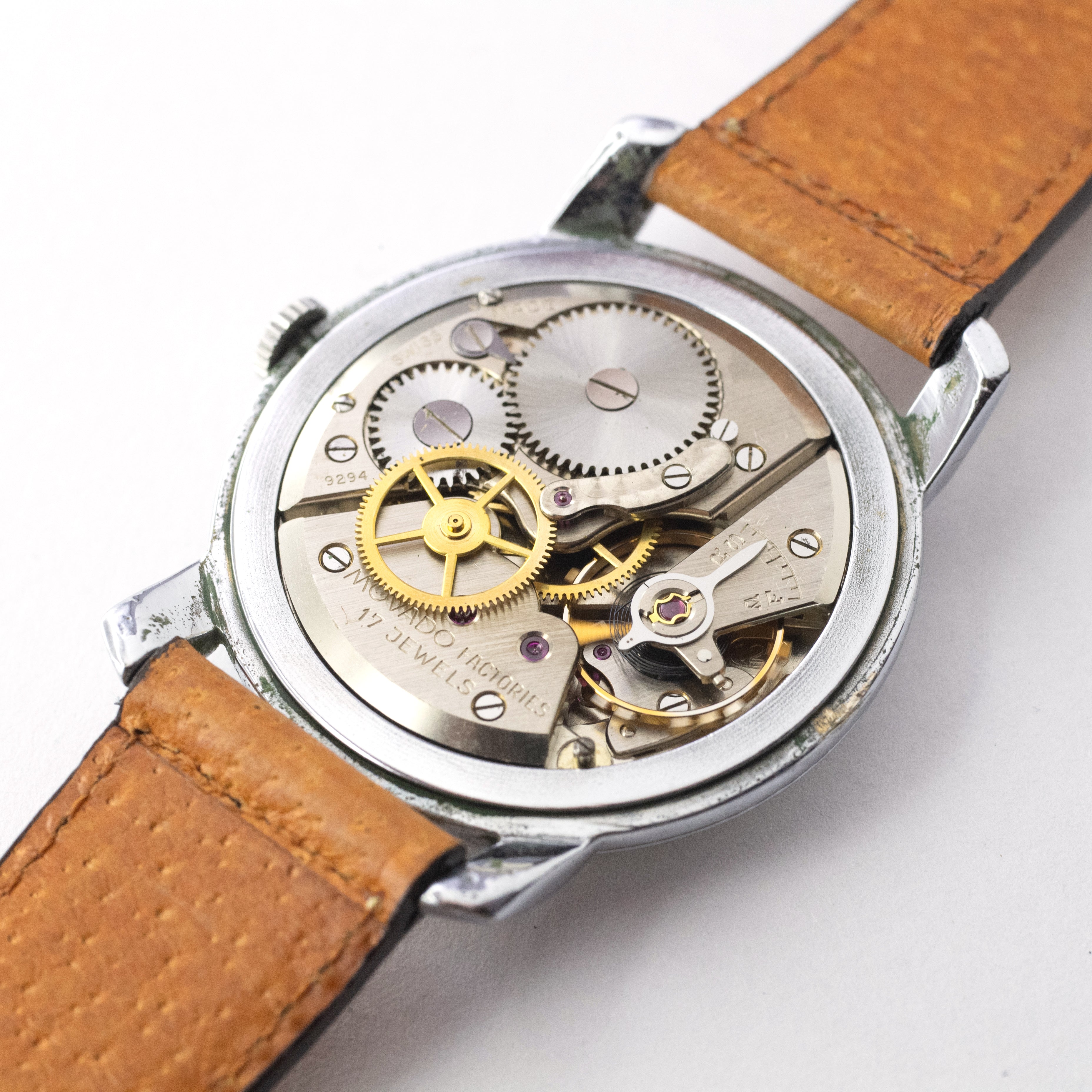 モバード ギョウシェダイヤル 1950年代 手巻き