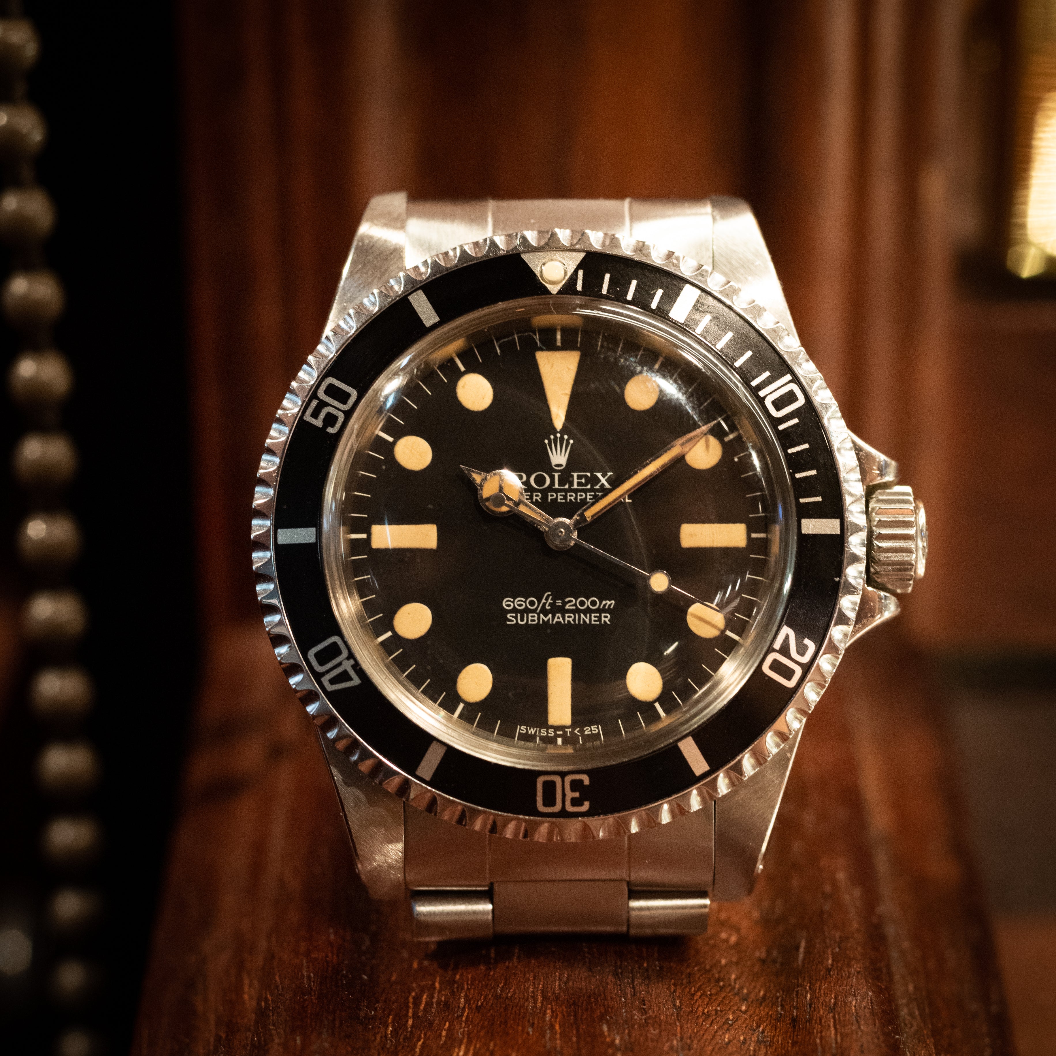 ロレックス サブマリーナ Ref.5513 マキシダイヤルMk1 国際サービス保証書付き 1981年製