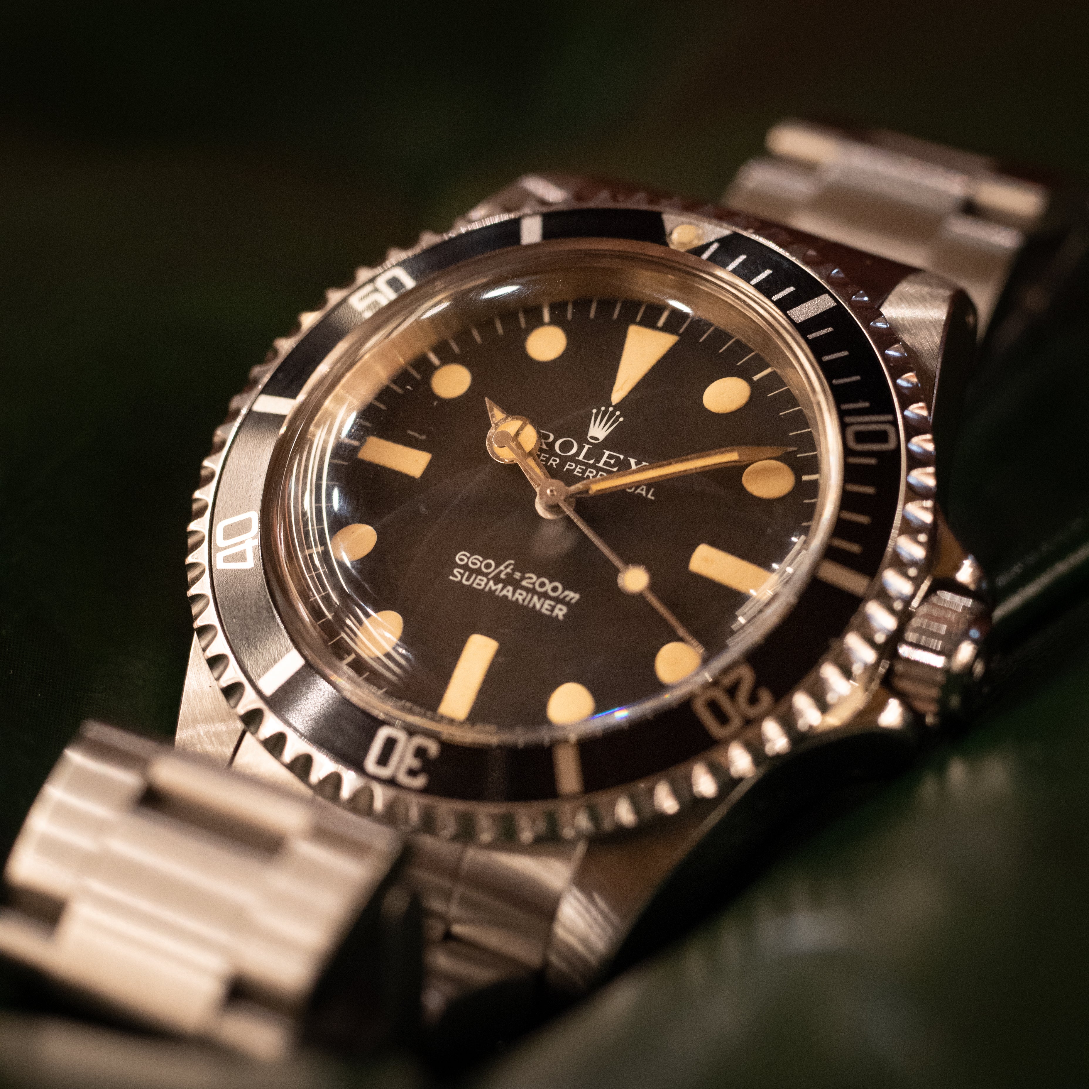 ロレックス サブマリーナ Ref.5513 マキシダイヤルMk1 国際サービス保証書付き 1981年製