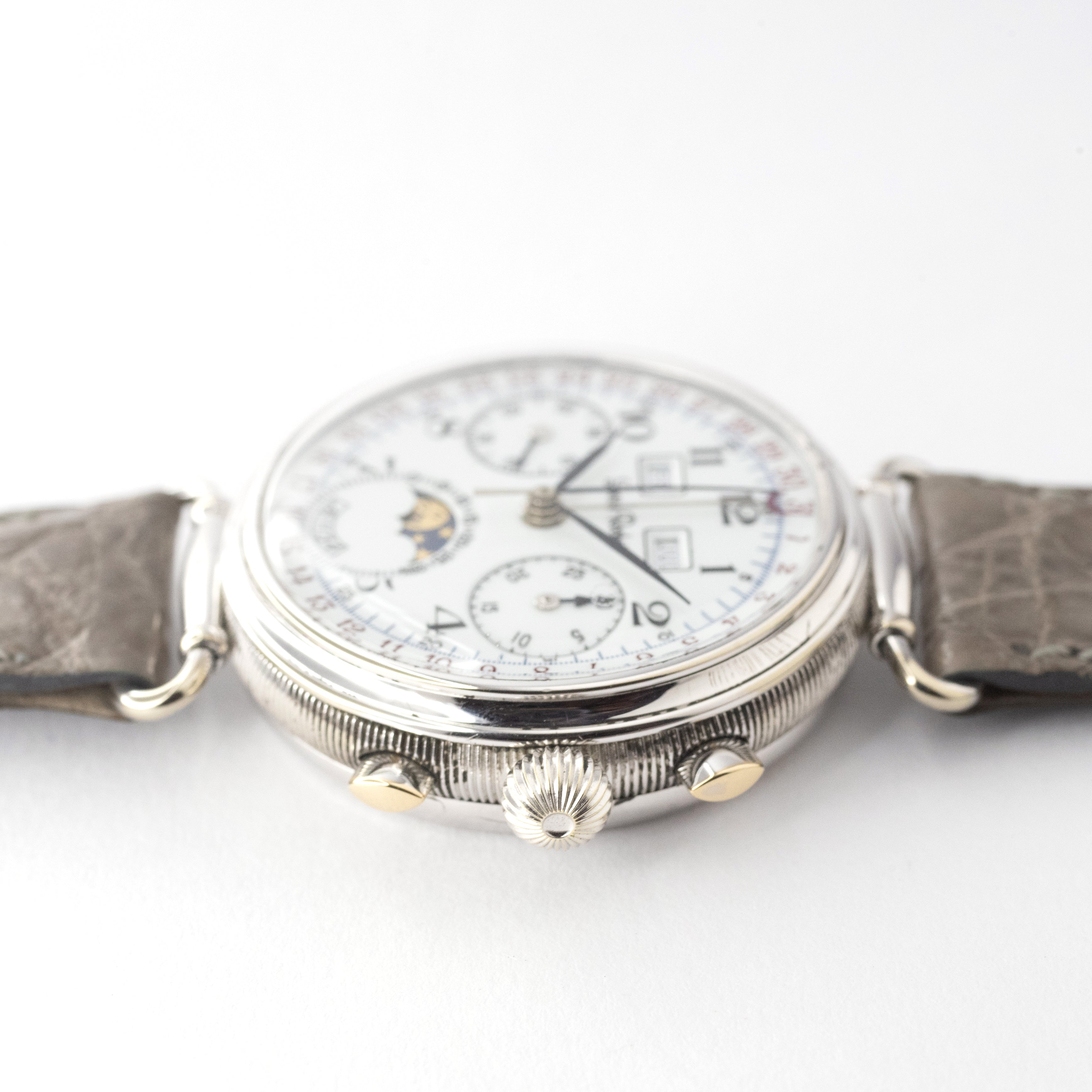 ルシアン・ロシェット 1980年代製 トリカレムーン クロノグラフ