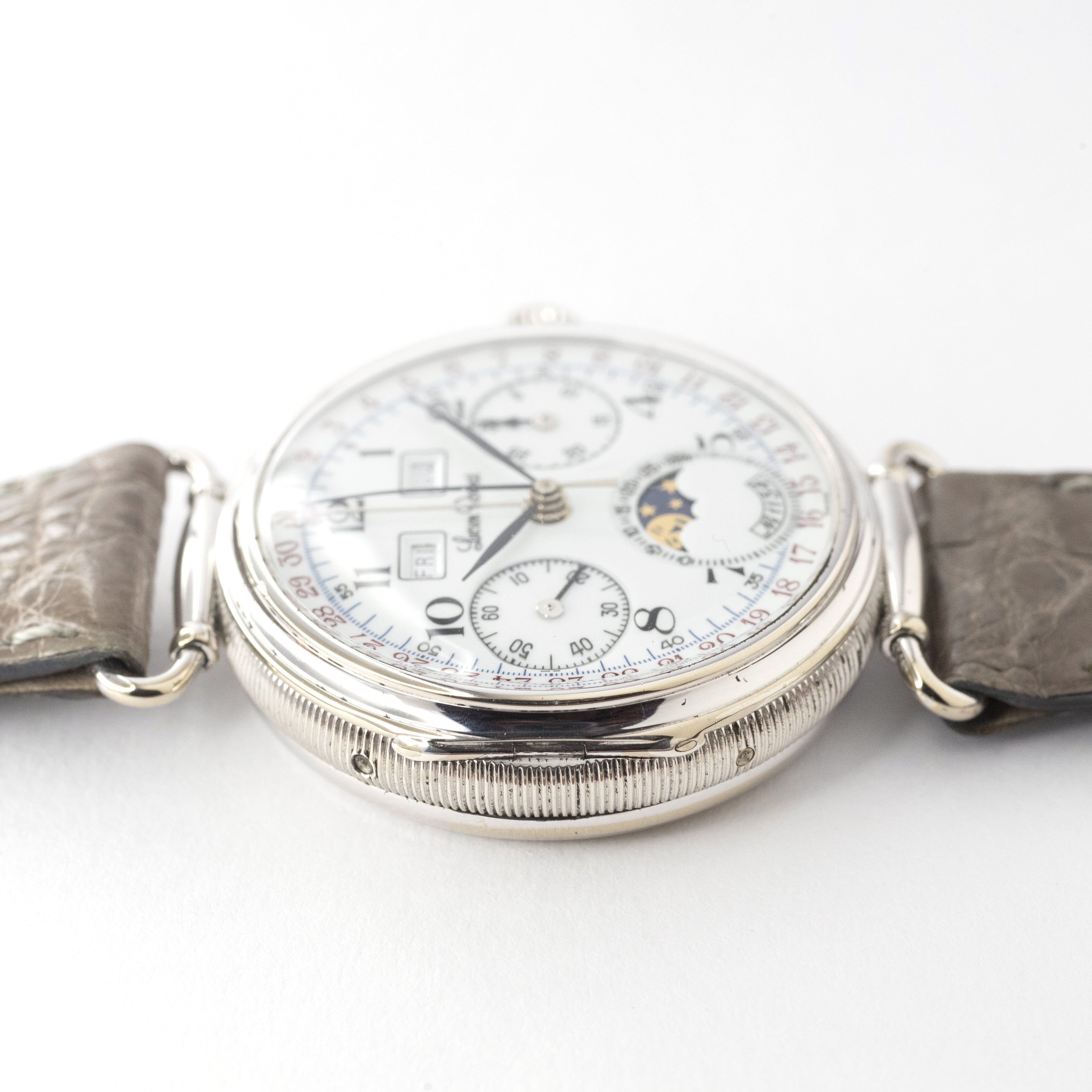 ルシアン・ロシェット 1980年代製 トリカレムーン クロノグラフ