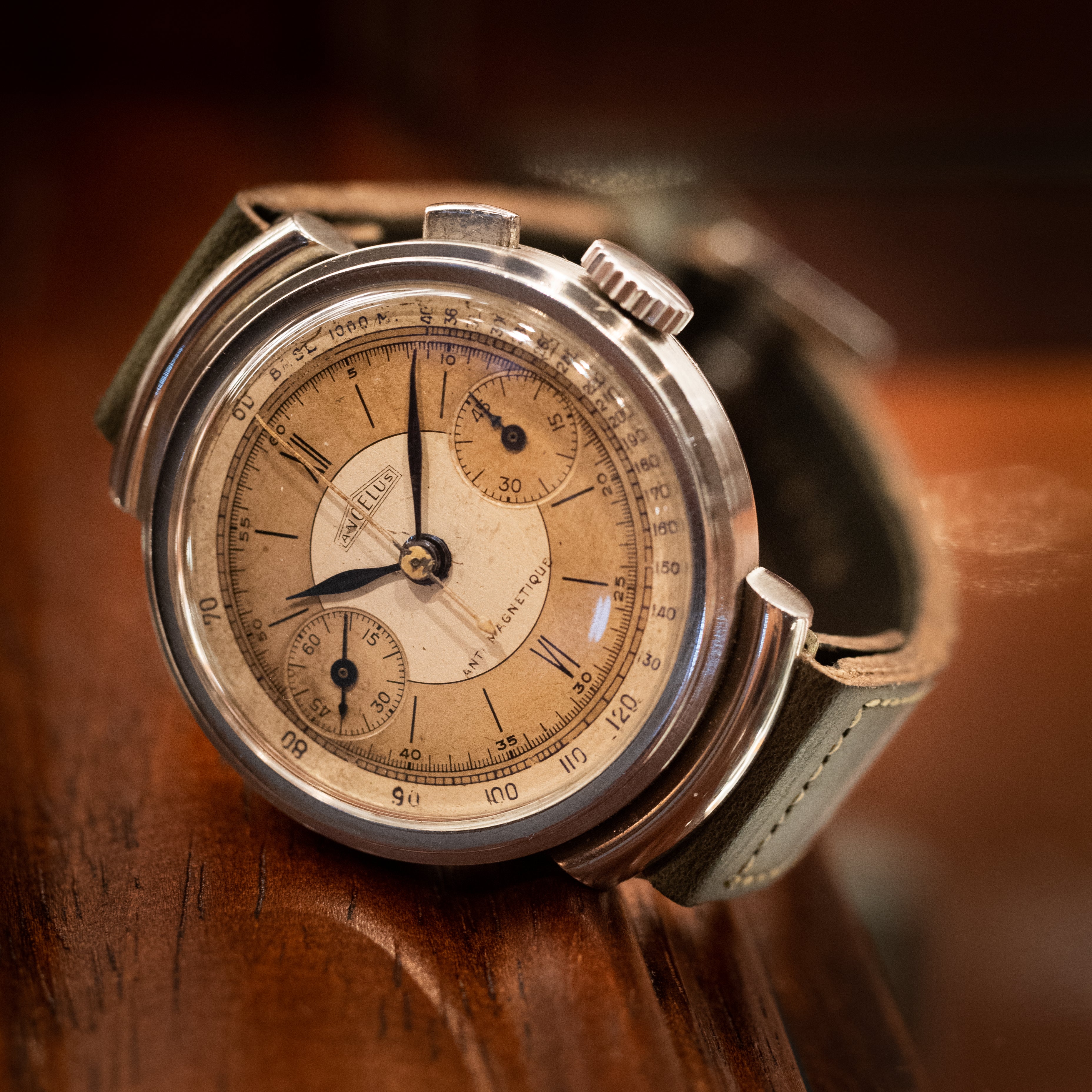 アンジェラス Cal.210 2レジスタークロノグラフ 1930年代製