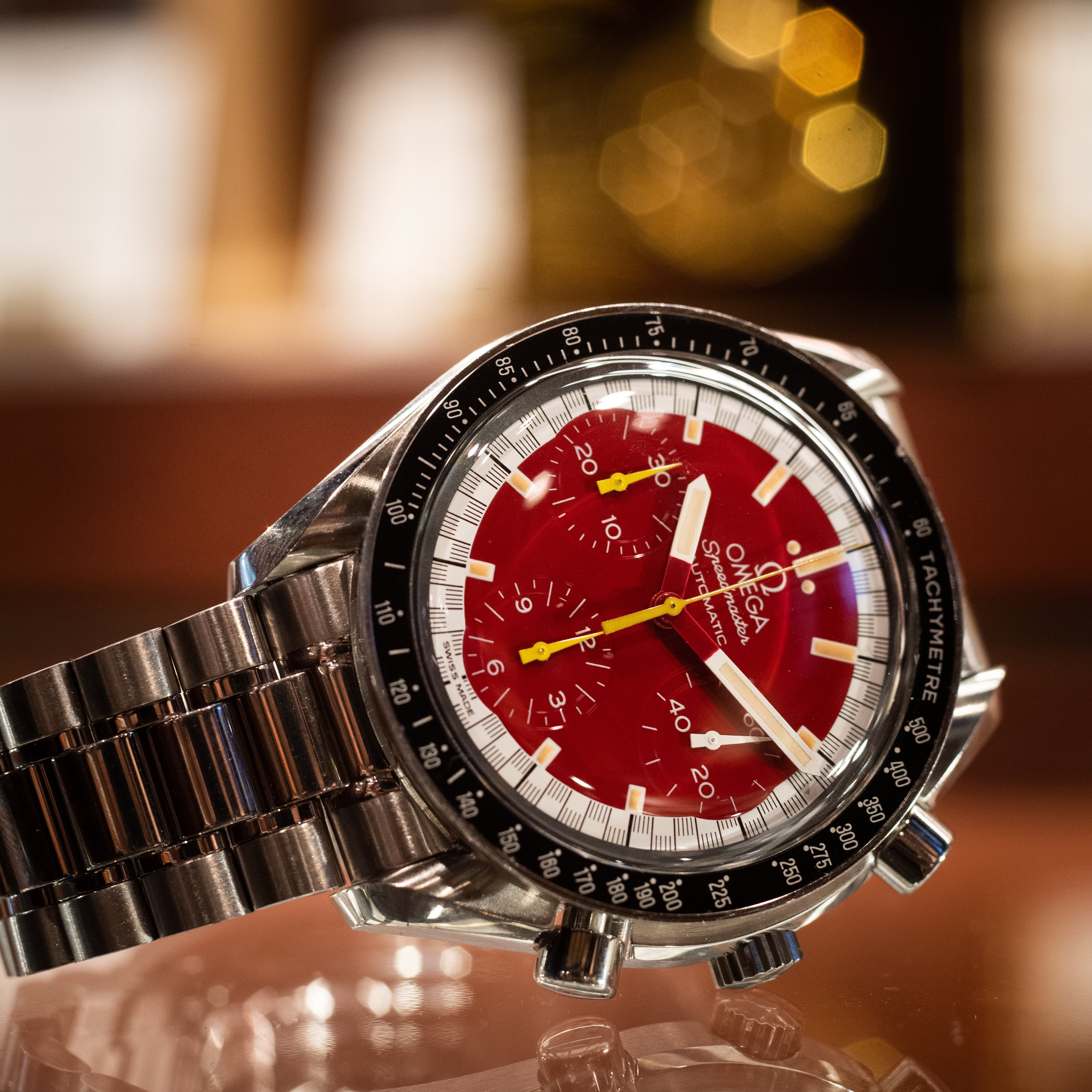 オメガ スピードマスター シューマッハ レッドダイヤル 1996年~97年製