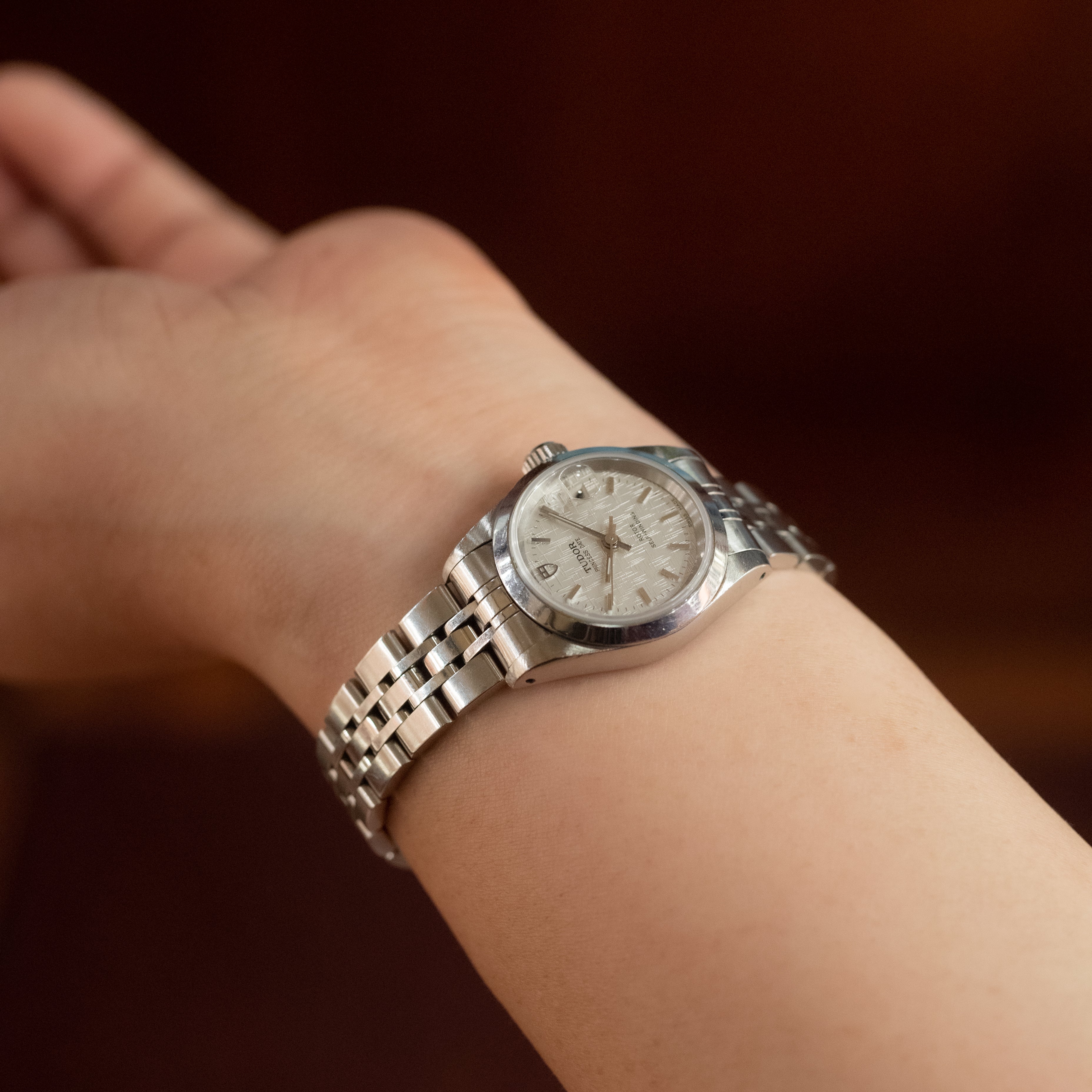 TUDOR プリンセスデイト 2002年製 レディース モザイクダイヤル Ref.92400