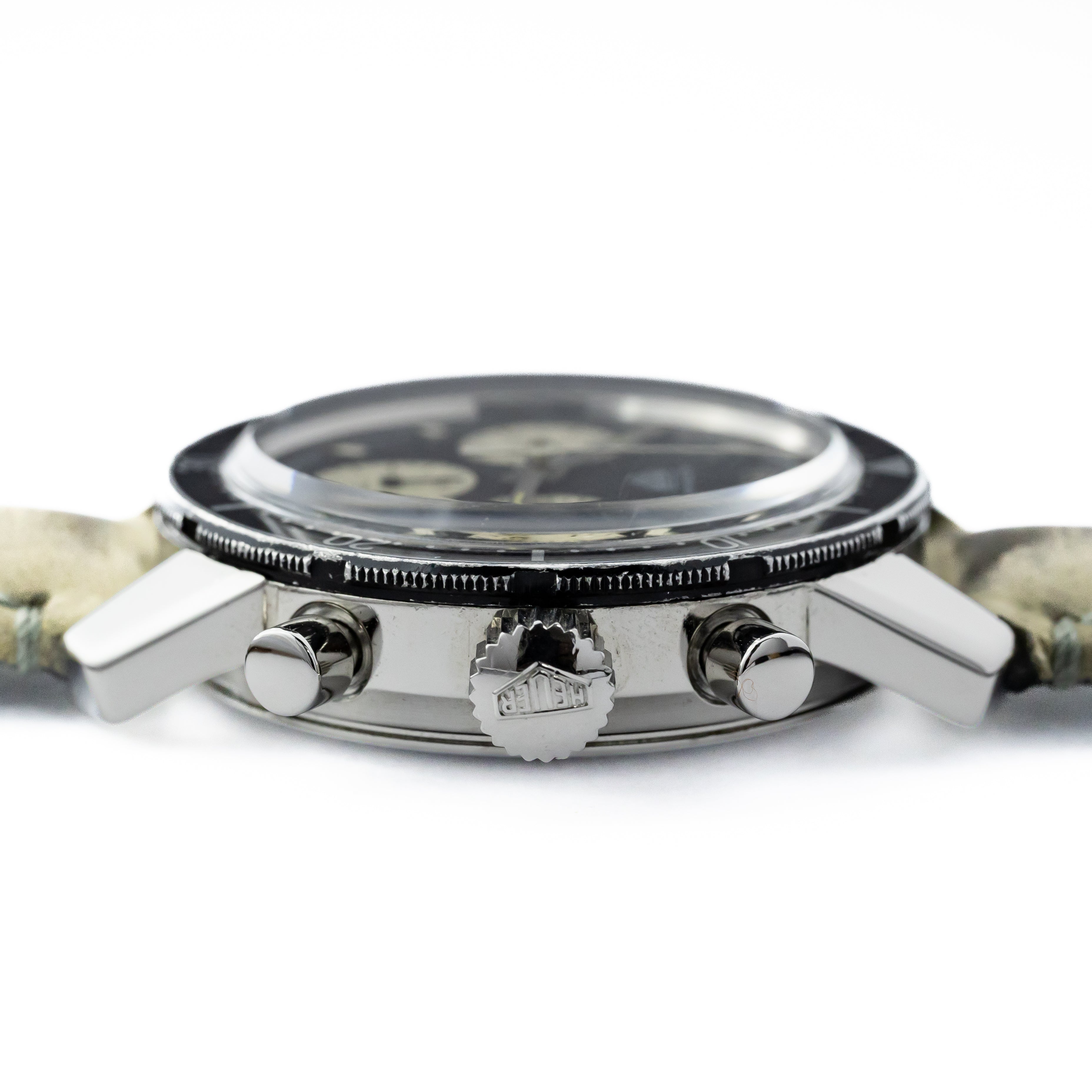 ホイヤー オータヴィア 3レジスター クロノグラフ 1960年代 バルジュー72