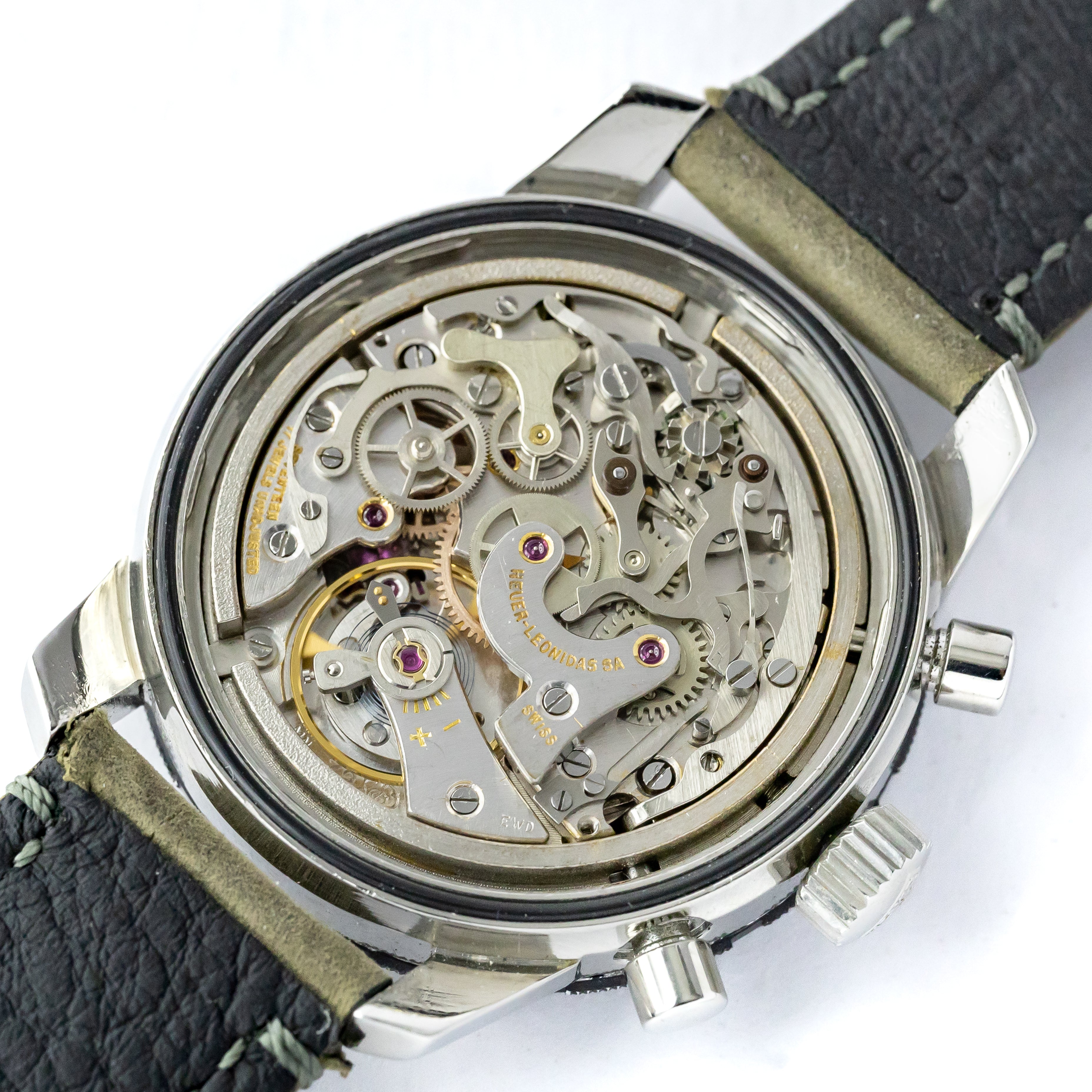 ホイヤー オータヴィア 3レジスター クロノグラフ 1960年代 バルジュー72