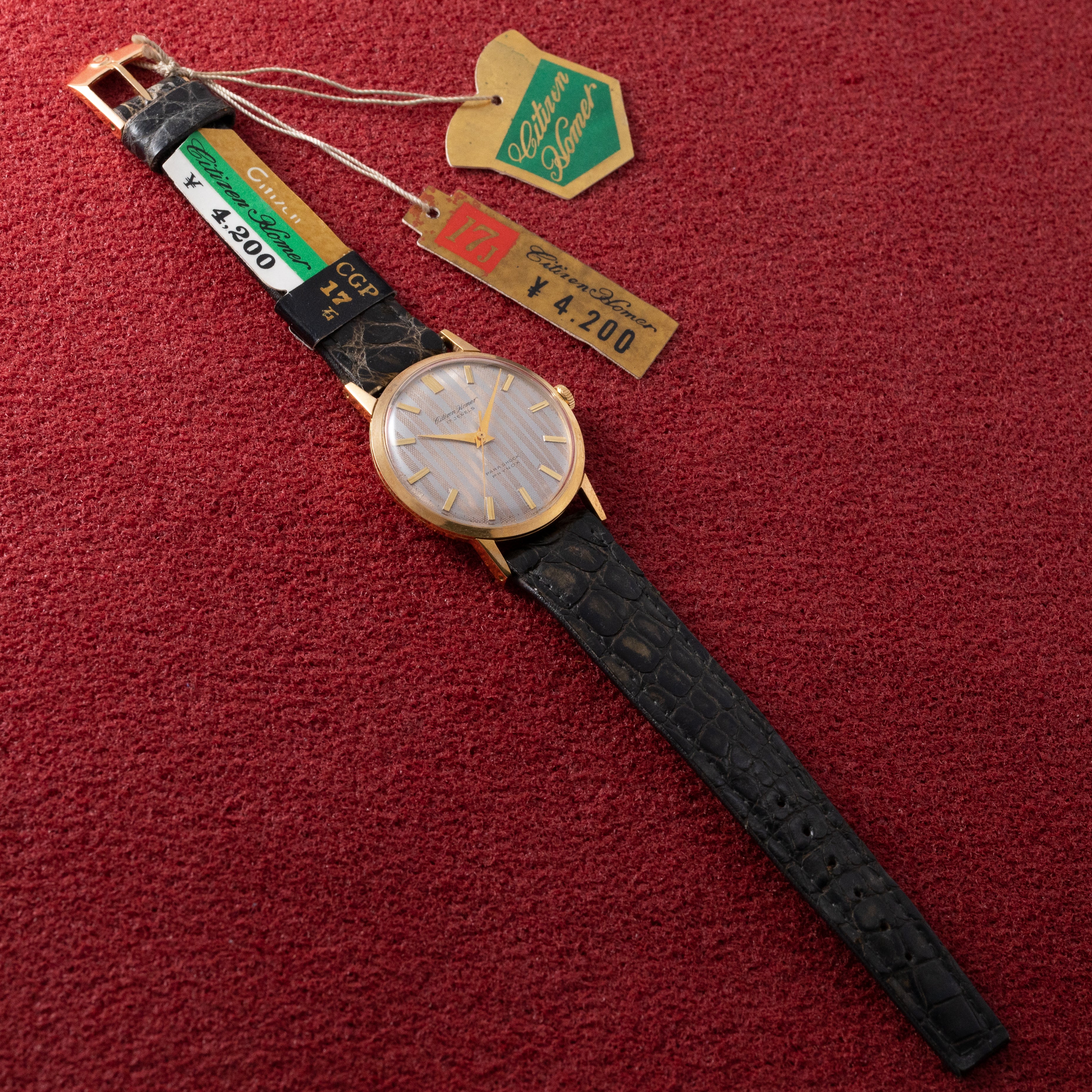 シチズン ホーマー デッドストック 1965年製 手巻き 紙タグ付き