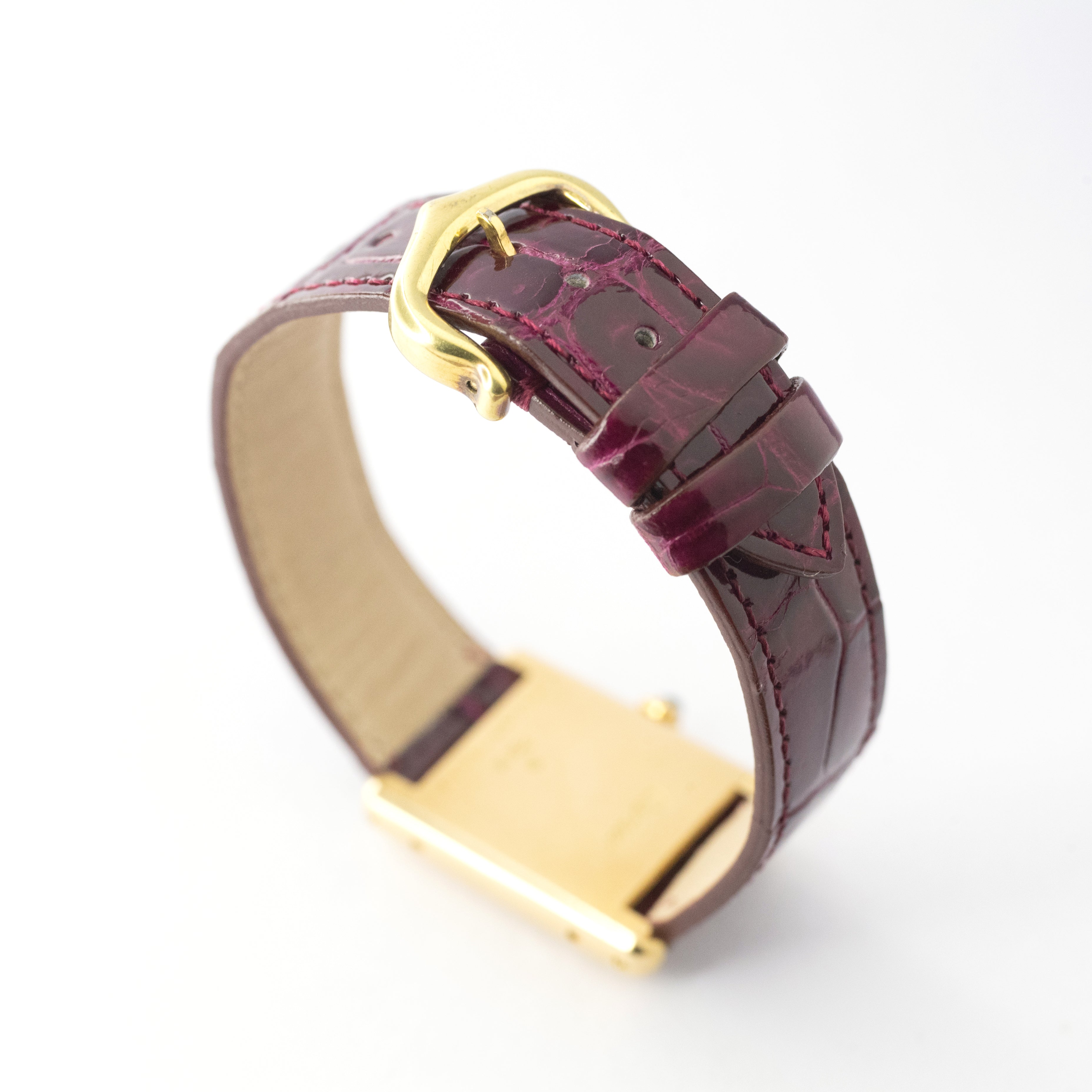 カルティエ タンク18KYG PARIS ホワイトローマン SM 1970年代