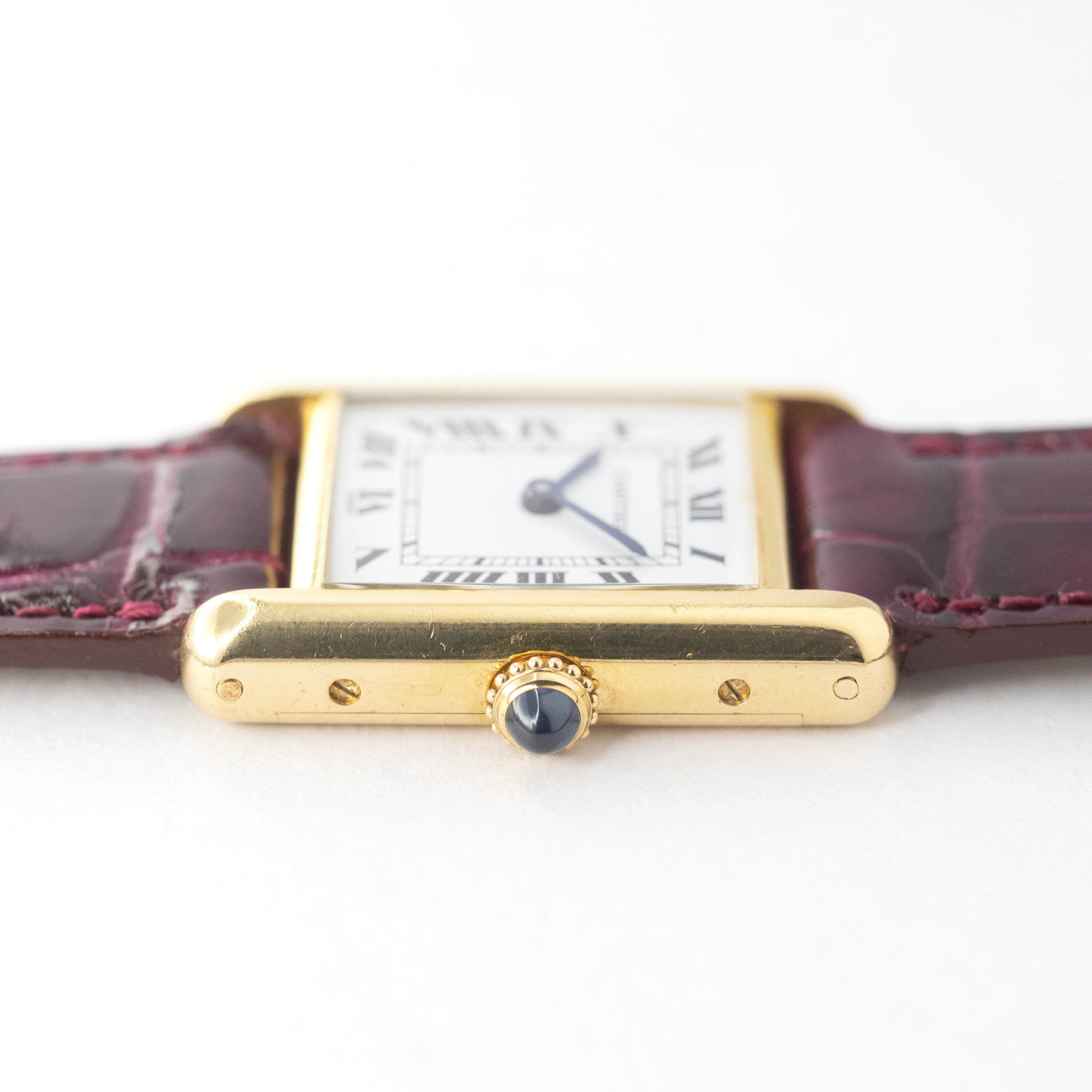 カルティエ タンク18KYG PARIS ホワイトローマン SM 1970年代