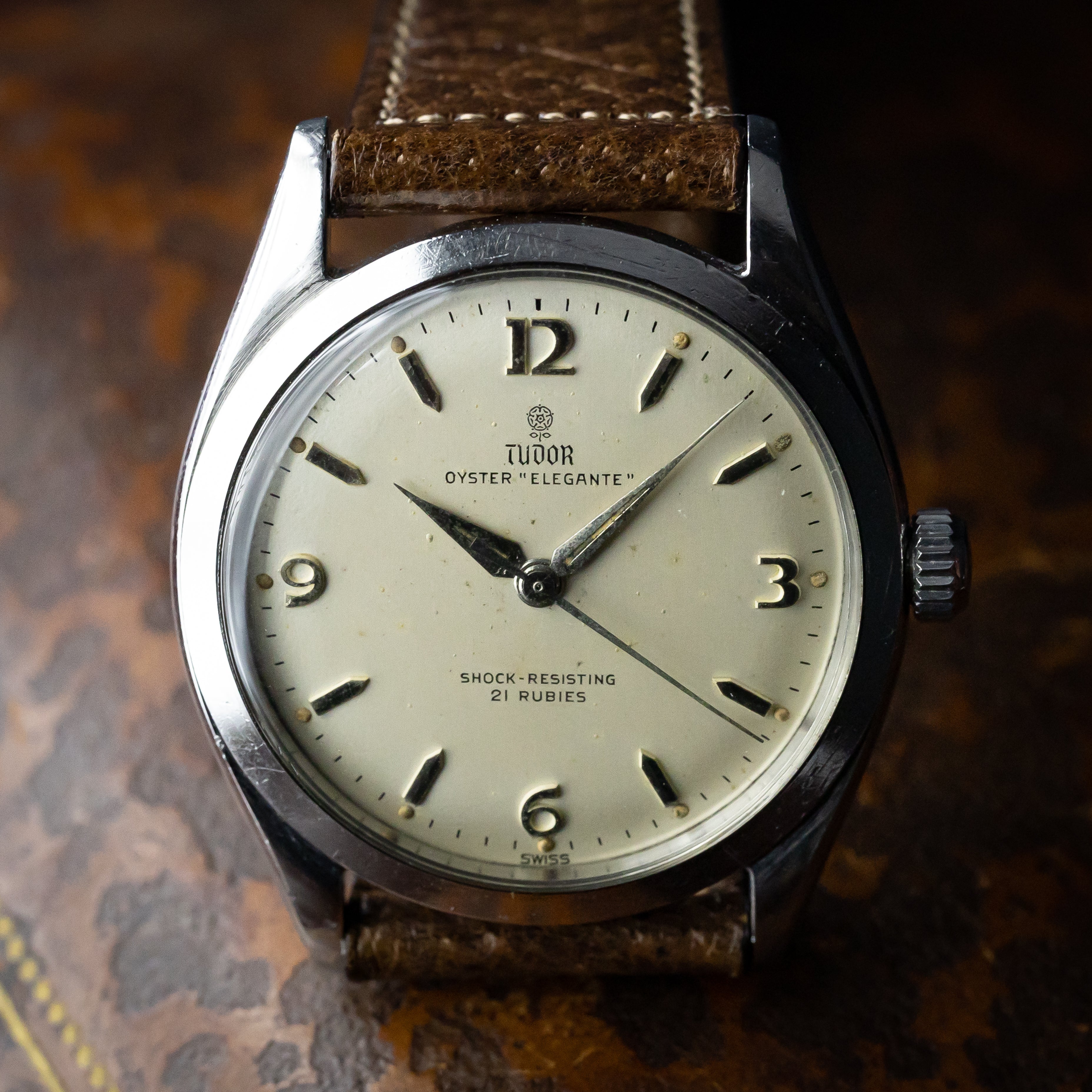 チューダー オイスターエレガンテ小薔薇 1959年製 王冠リューズ