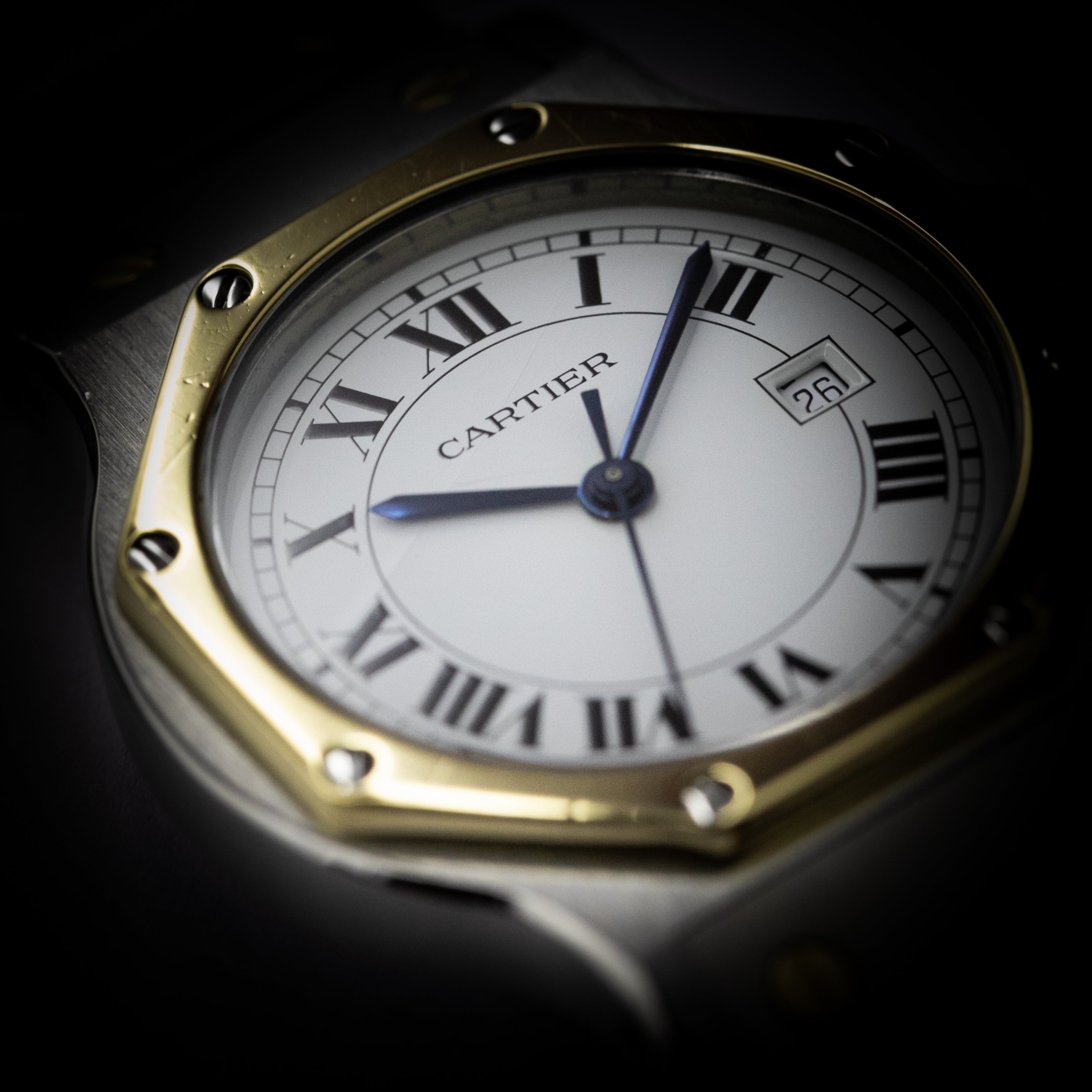 カルティエ サントス オクタゴン コンビ LMサイズ 1980年代