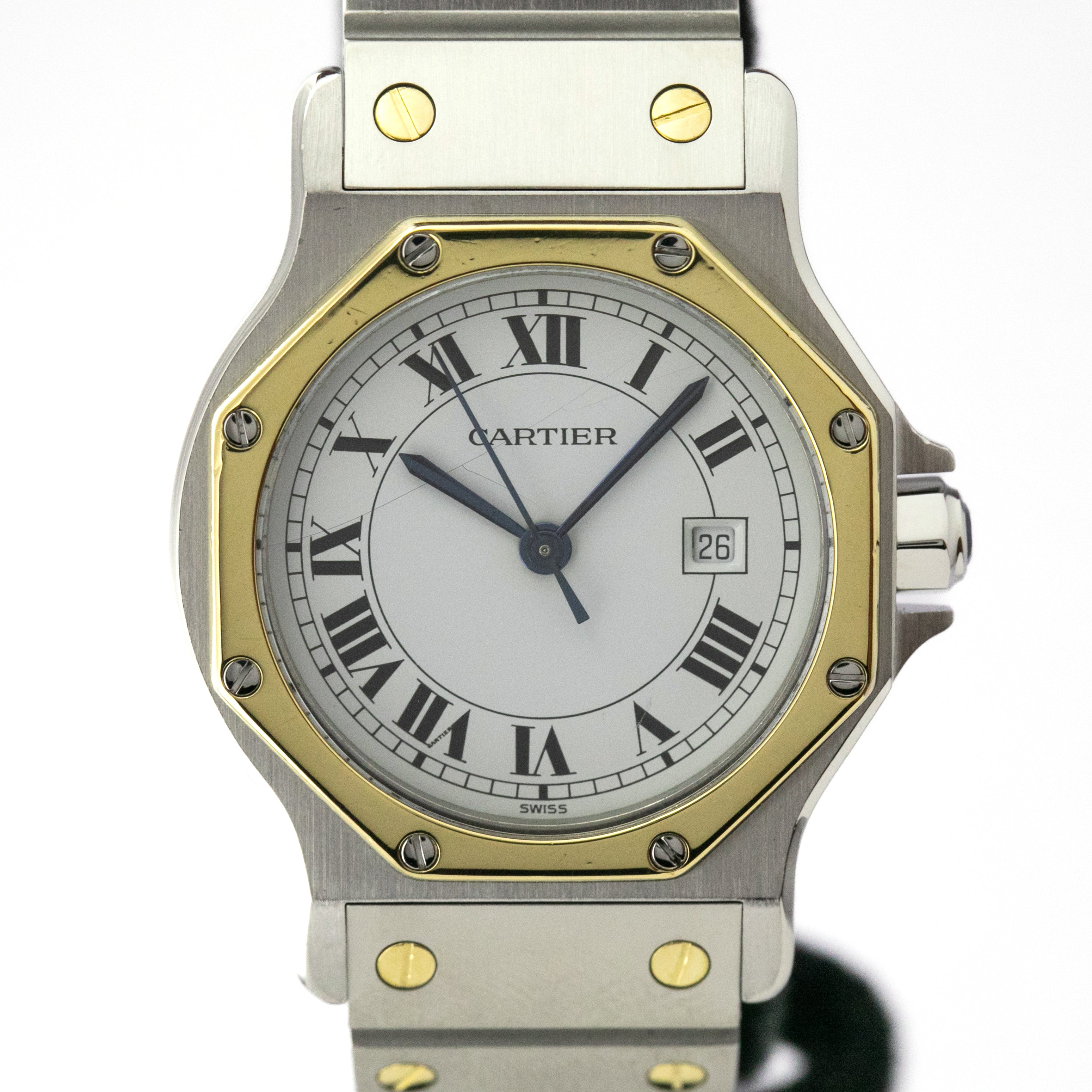 カルティエ サントス オクタゴン コンビ LMサイズ 1980年代