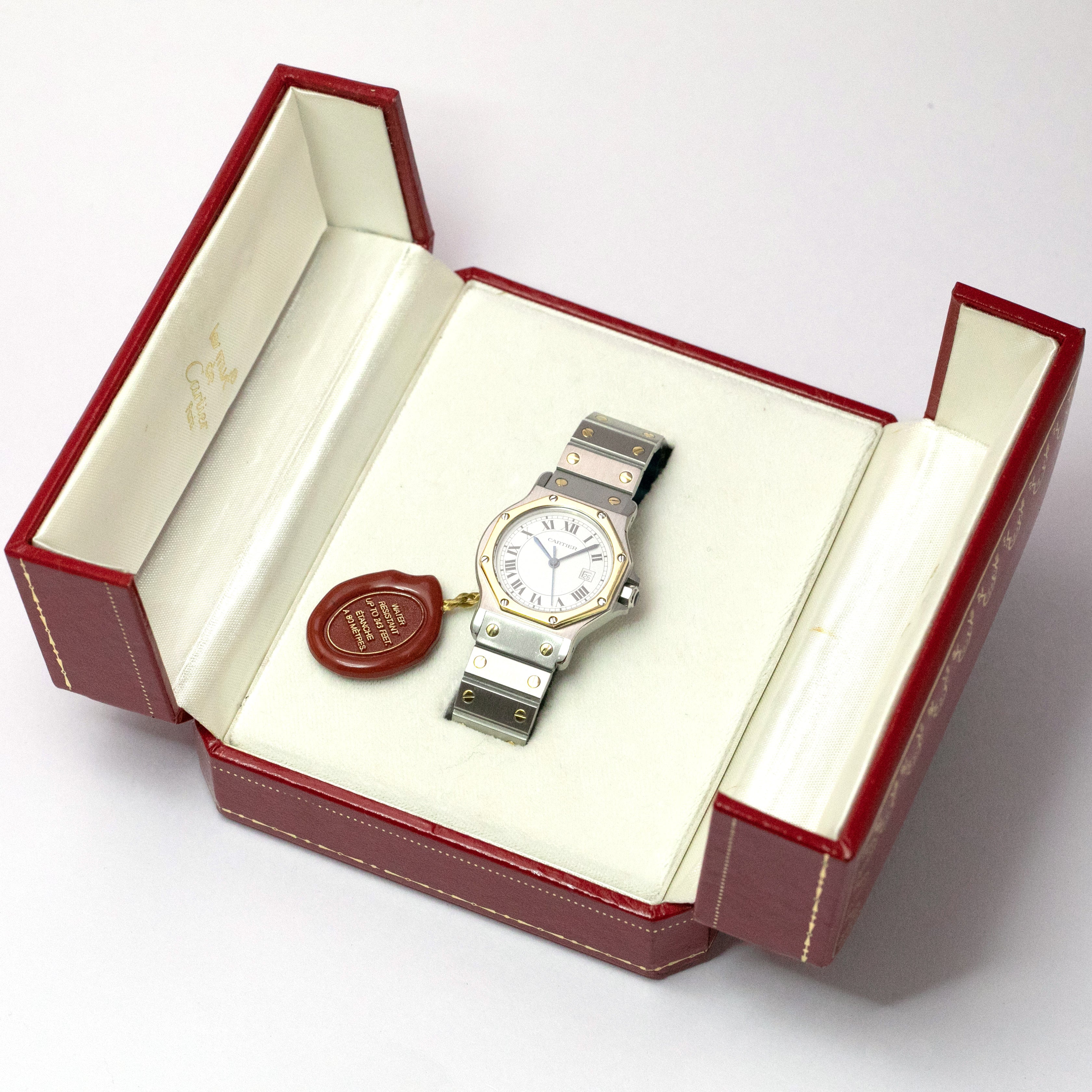 カルティエ サントス オクタゴン コンビ LMサイズ 1980年代