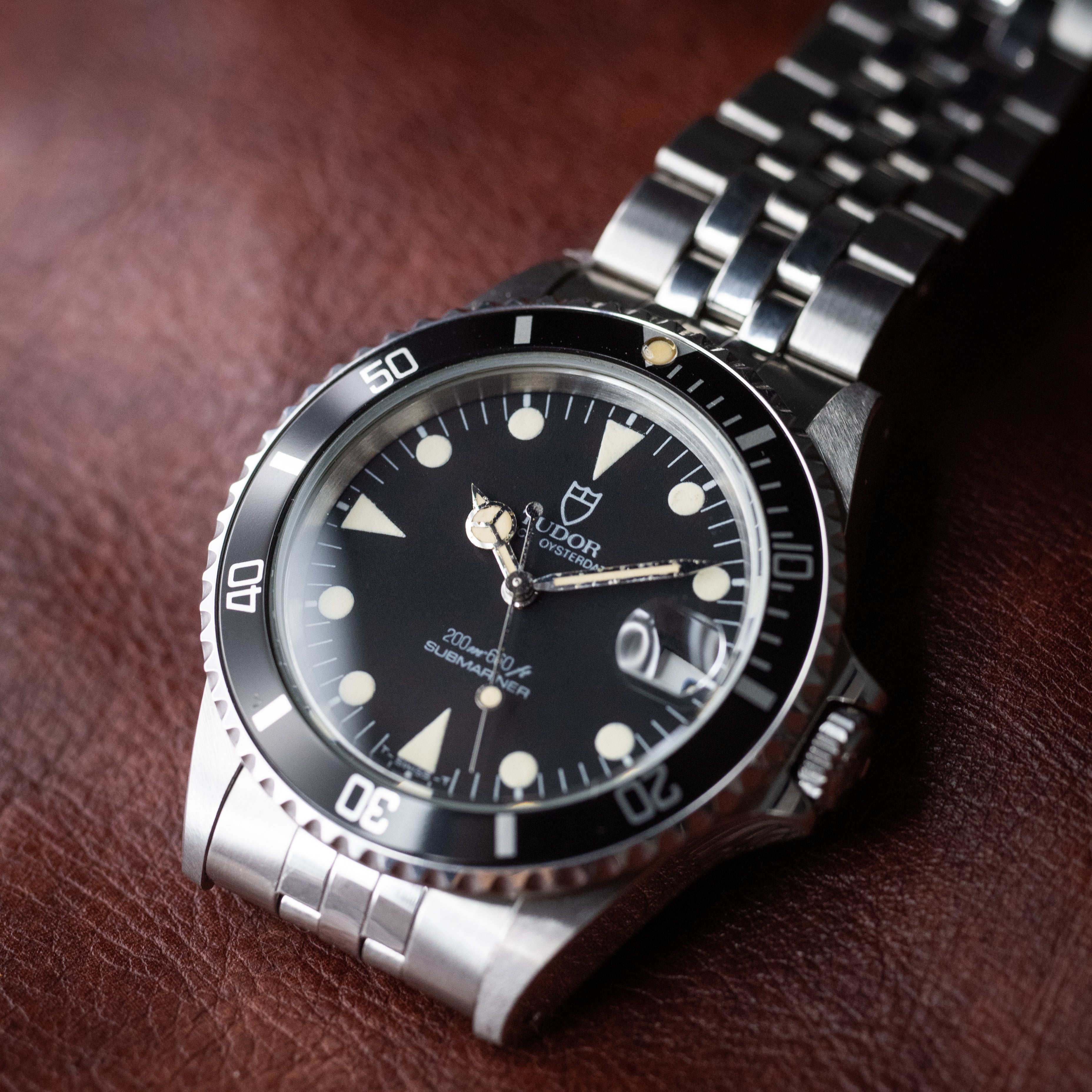 チューダー ミッドサブ 1988年製 5連ブレス Ref.75090 箱、ギャラ付き