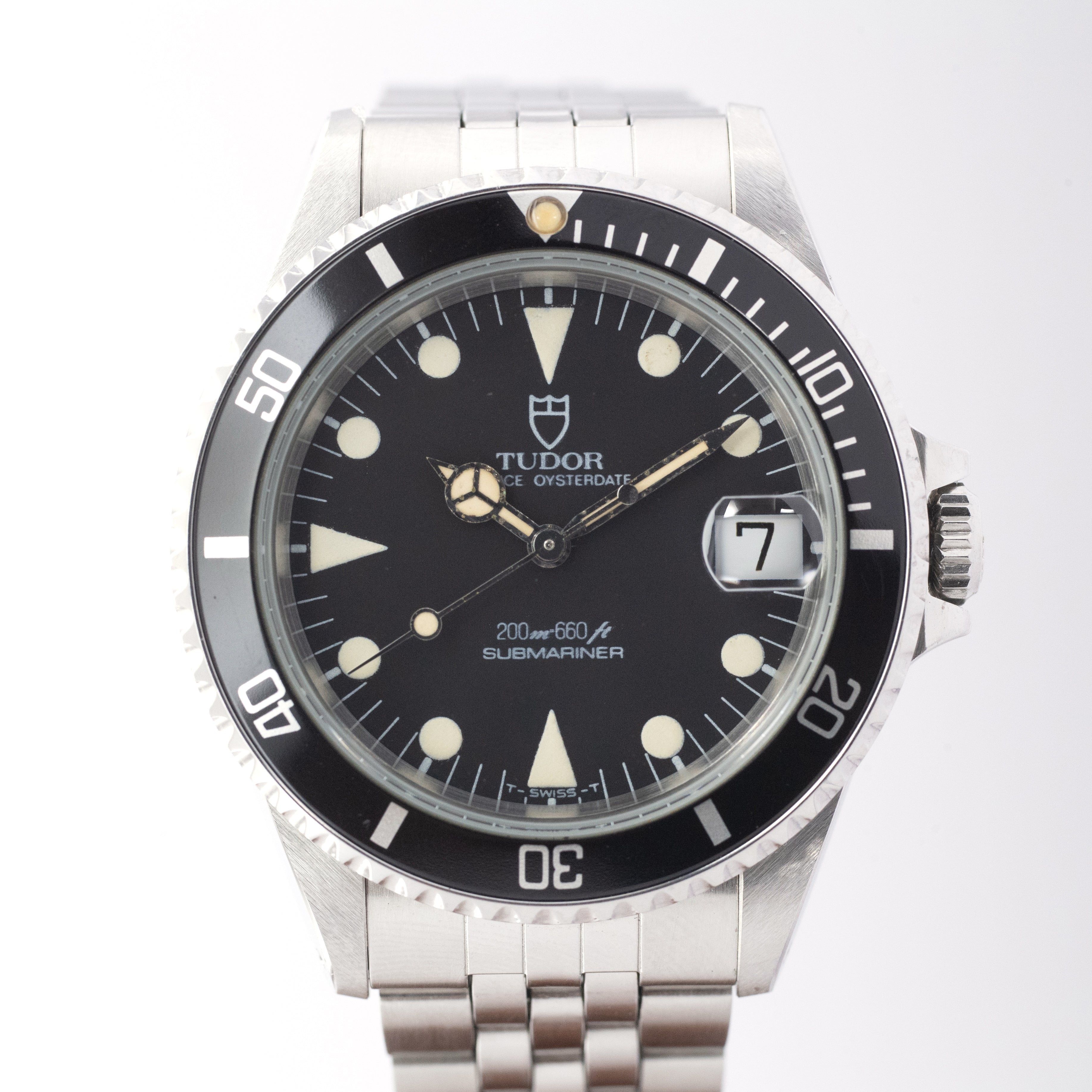 チューダー ミッドサブ 1988年製 5連ブレス Ref.75090 箱、ギャラ付き