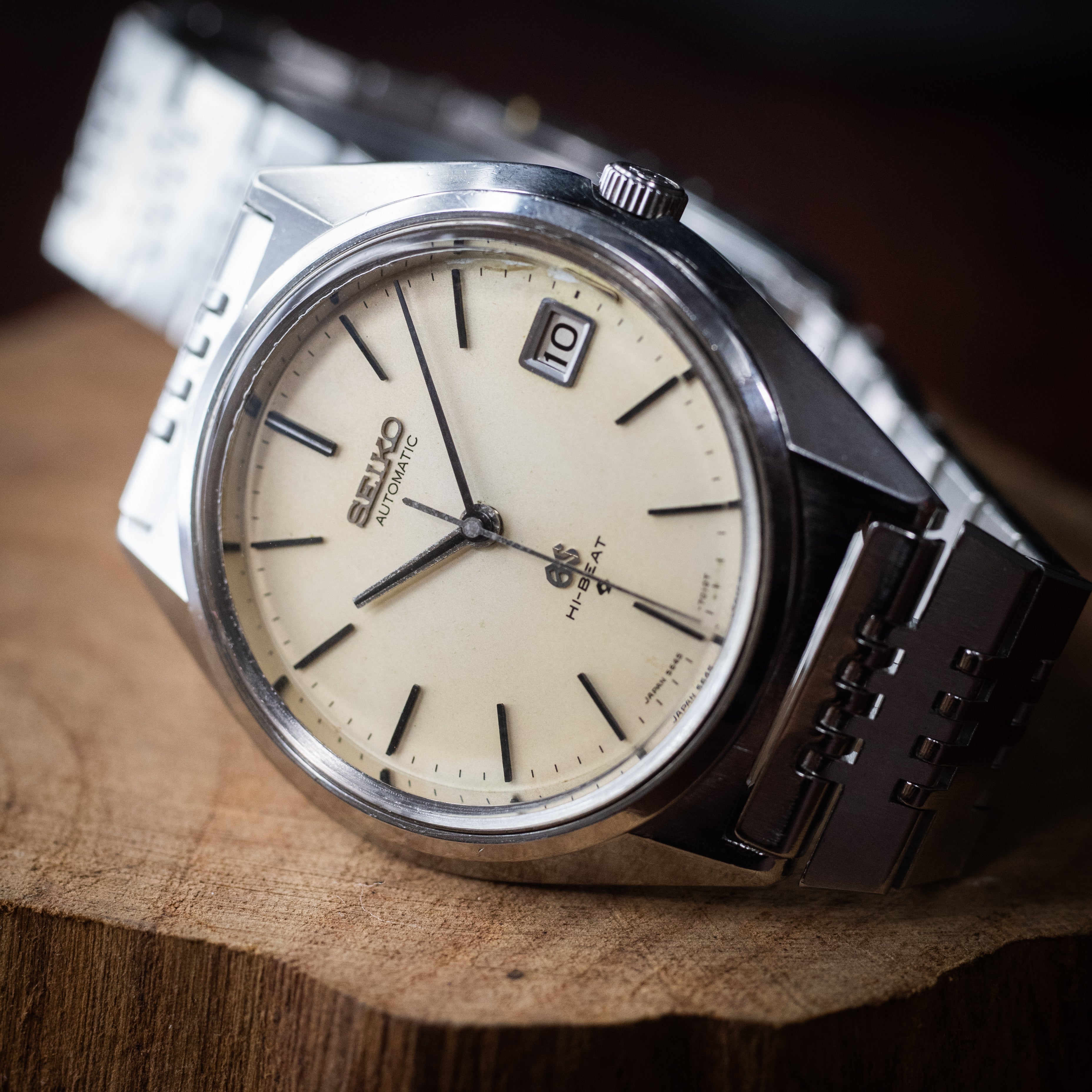 グランドセイコー 1971年製 56GS 純正ステンレスブレス付き Ref.5645-7010