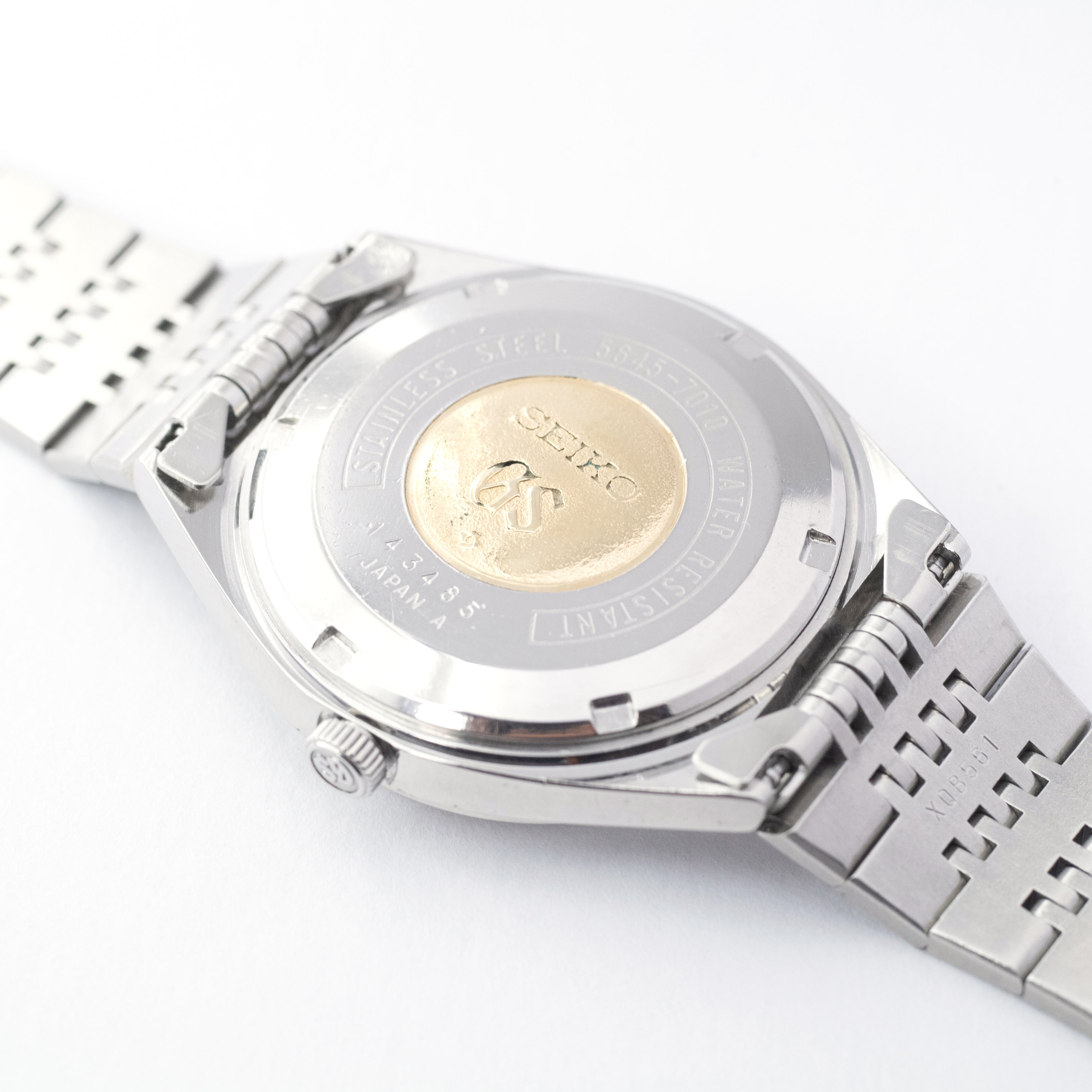 グランドセイコー 1971年製 56GS 純正ステンレスブレス付き Ref.5645-7010