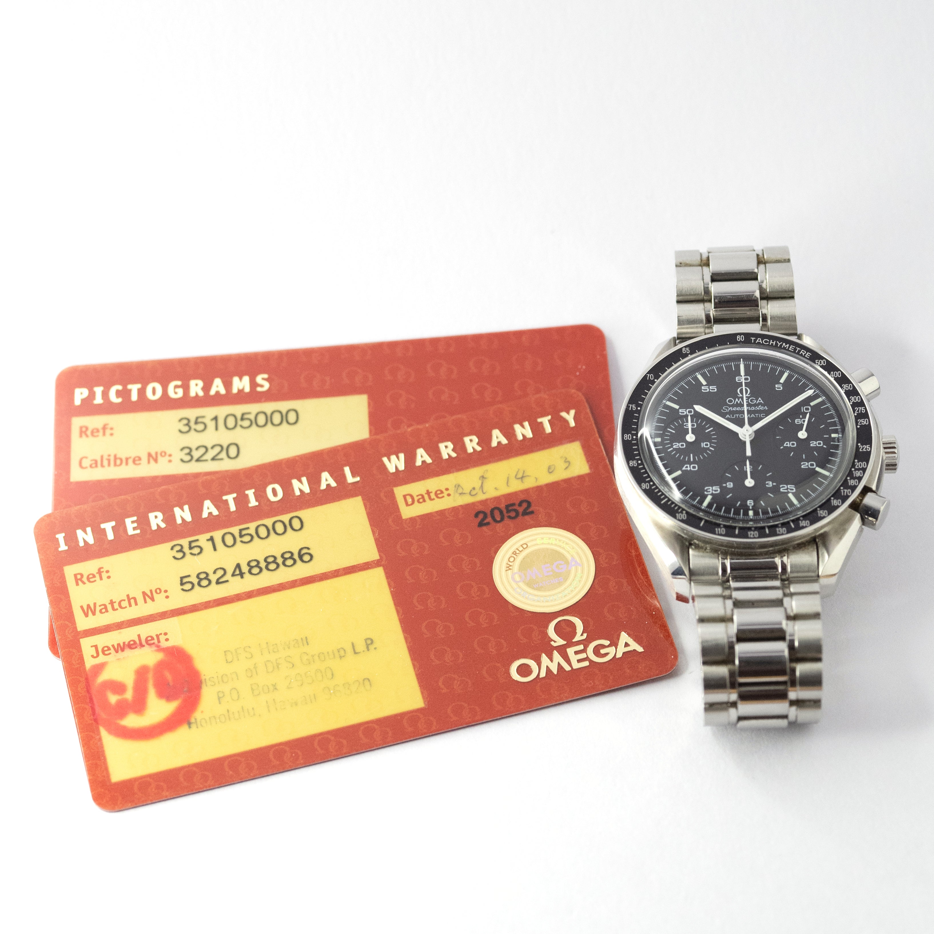 オメガ スピードマスター 1998年製 オート ギャラ付き