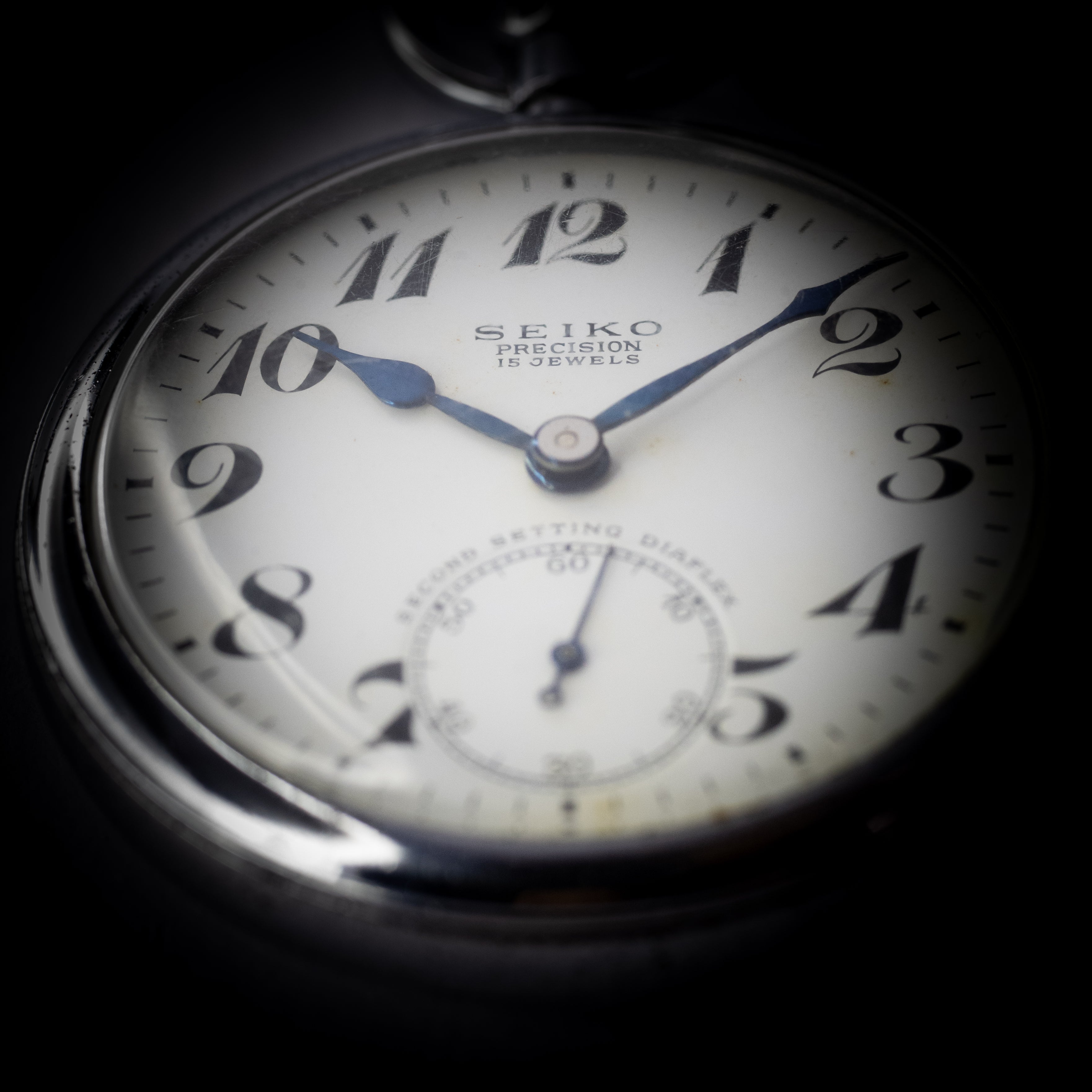 19セイコー 国鉄新幹線 1965年製/昭和40年製 懐中時計 セコンドセッティング