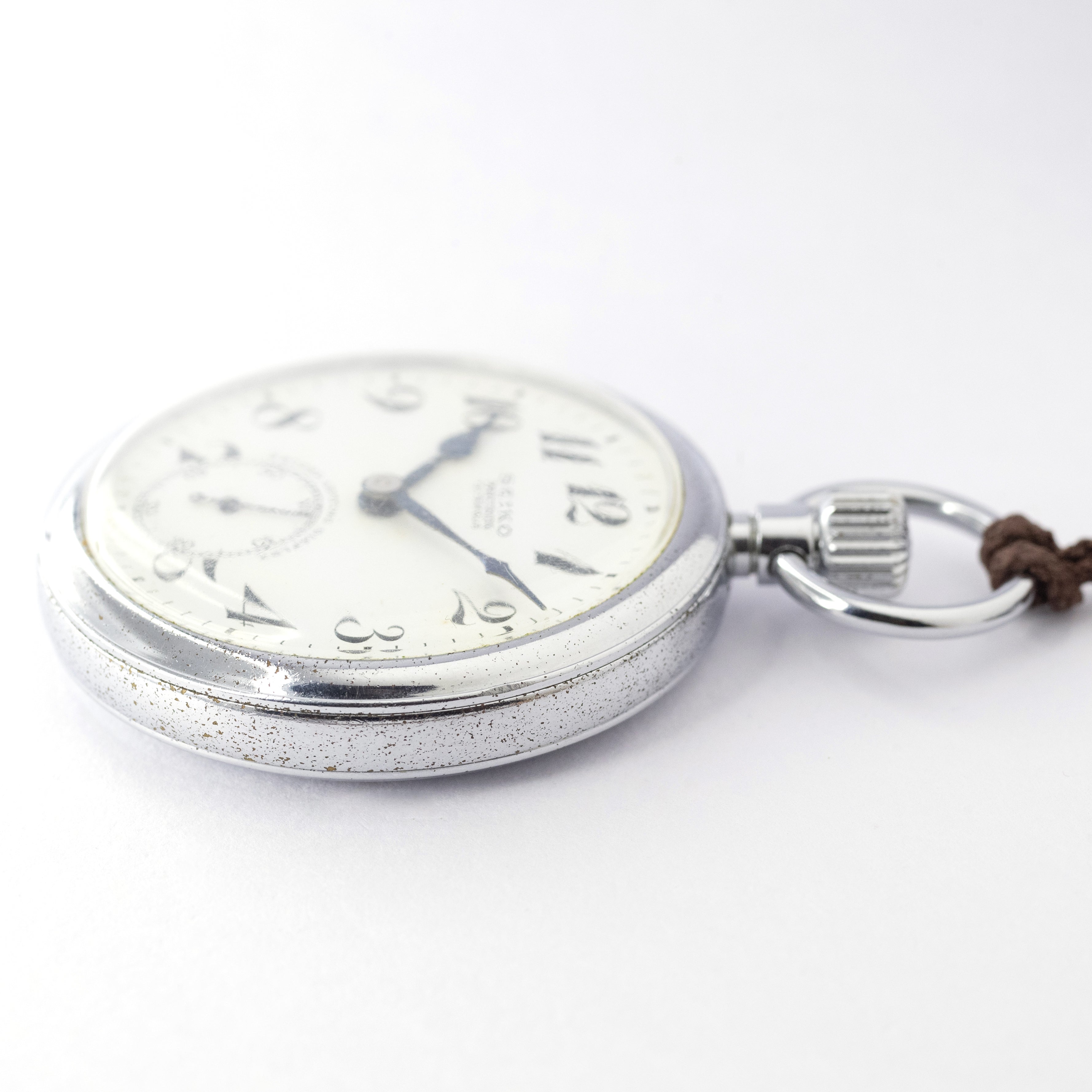 19セイコー 国鉄新幹線 1965年製/昭和40年製 懐中時計 セコンドセッティング