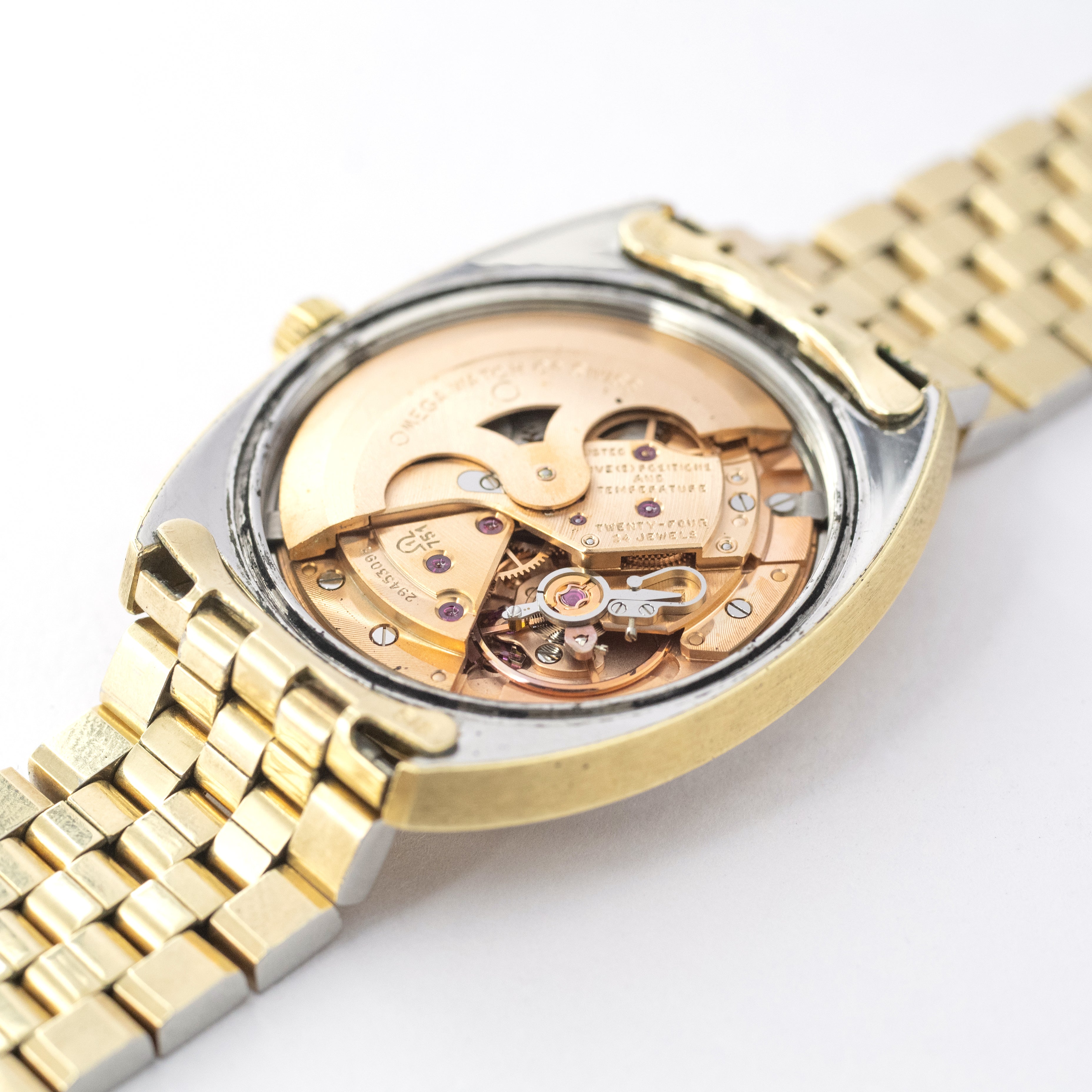 オメガ 1969年製 コンステレーション ジェンタモデル 金張り 純正ブレス