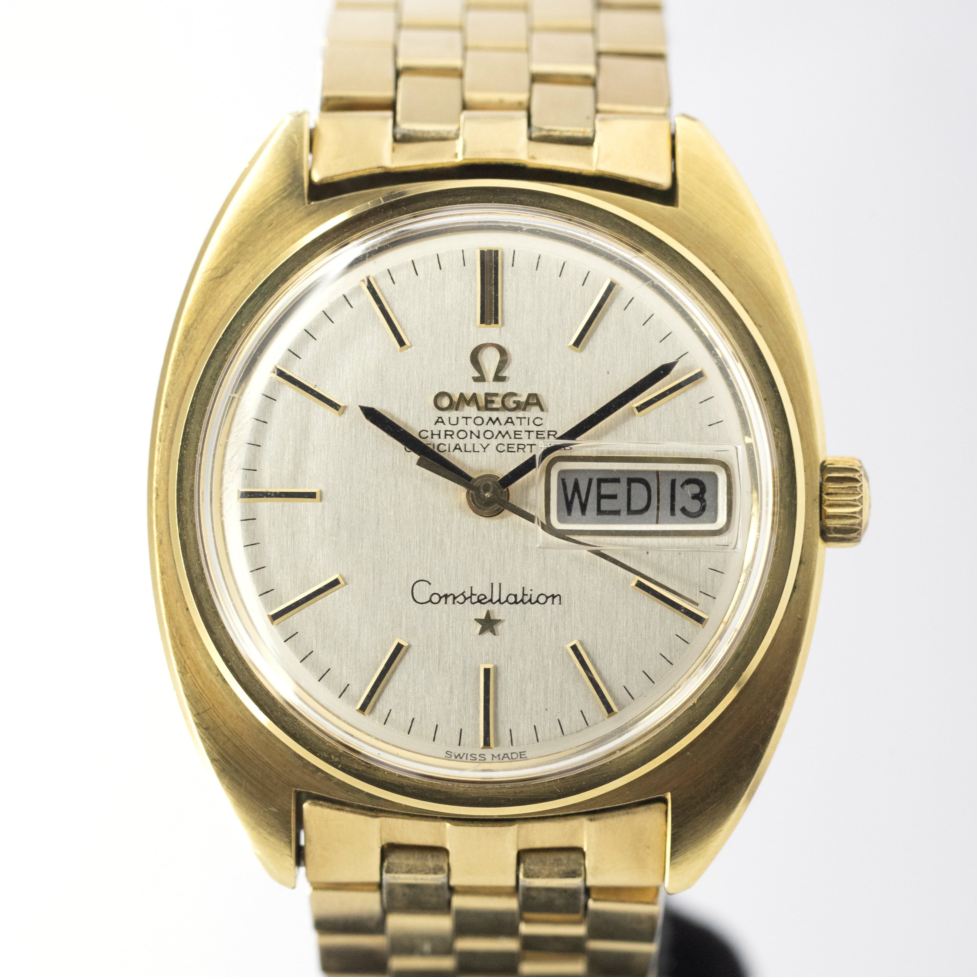 オメガ 1969年製 コンステレーション ジェンタモデル 金張り 純正ブレス