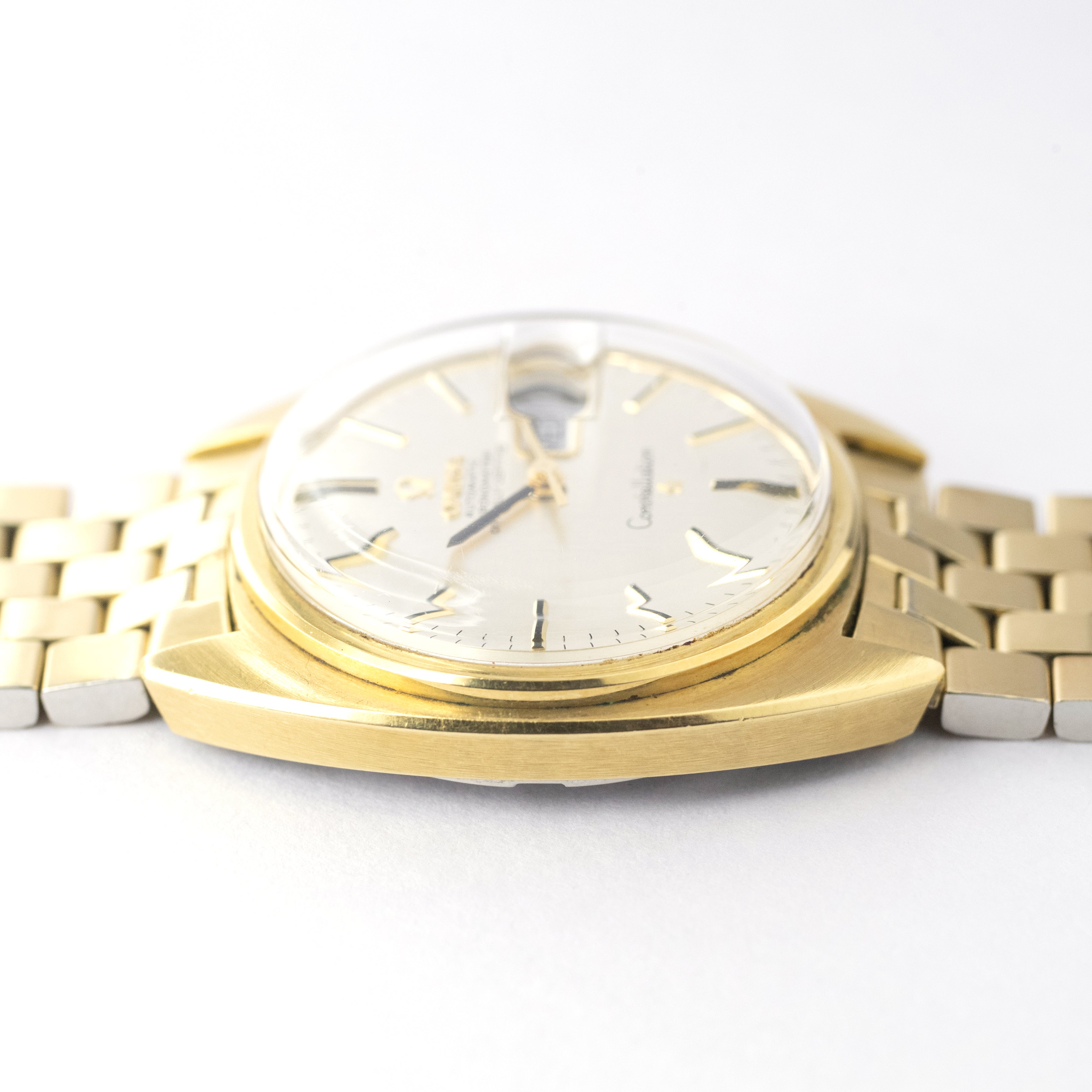 オメガ 1969年製 コンステレーション ジェンタモデル 金張り 純正ブレス