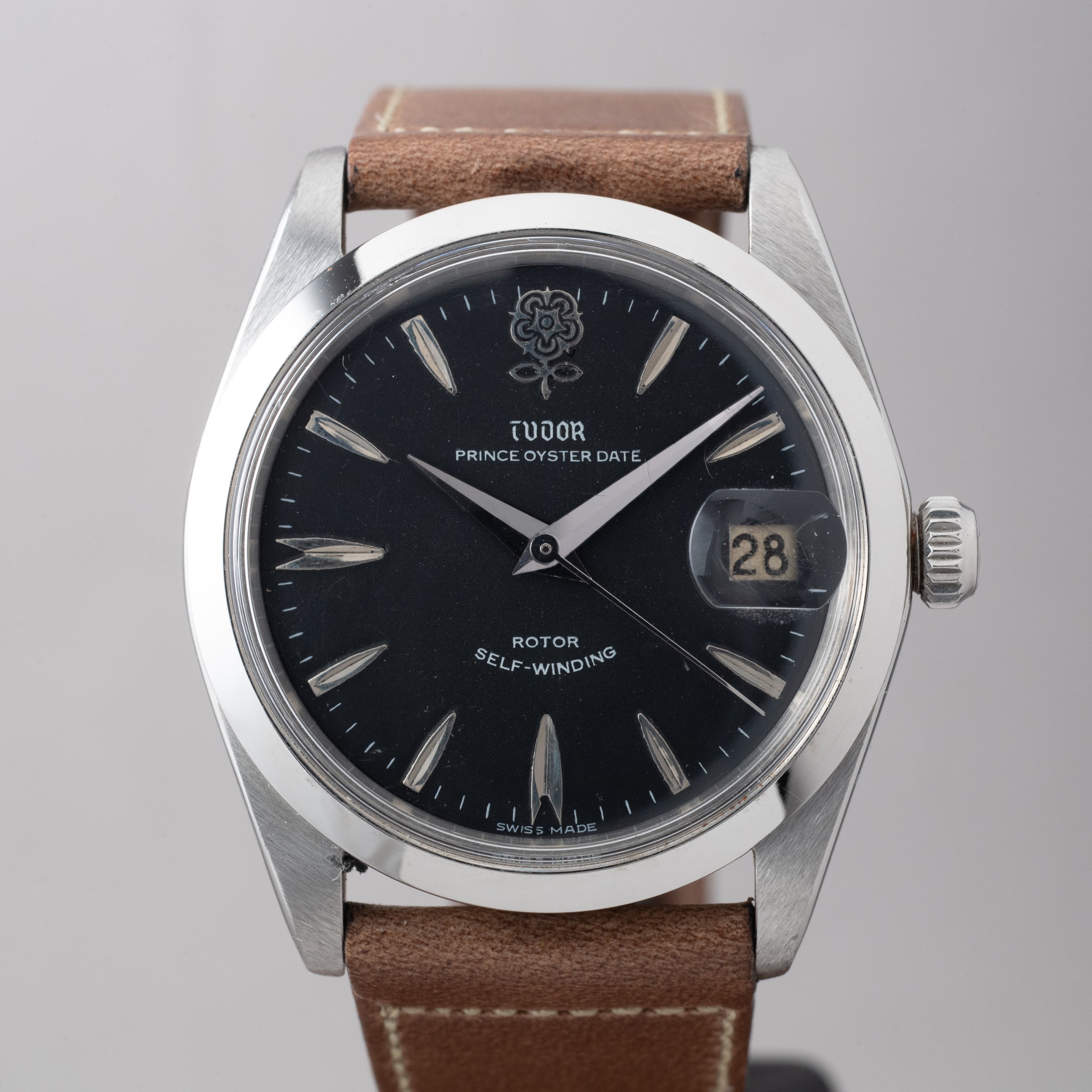 チューダー デカバラ 1968年製 オイスタープリンスデイト ブラックダイヤル