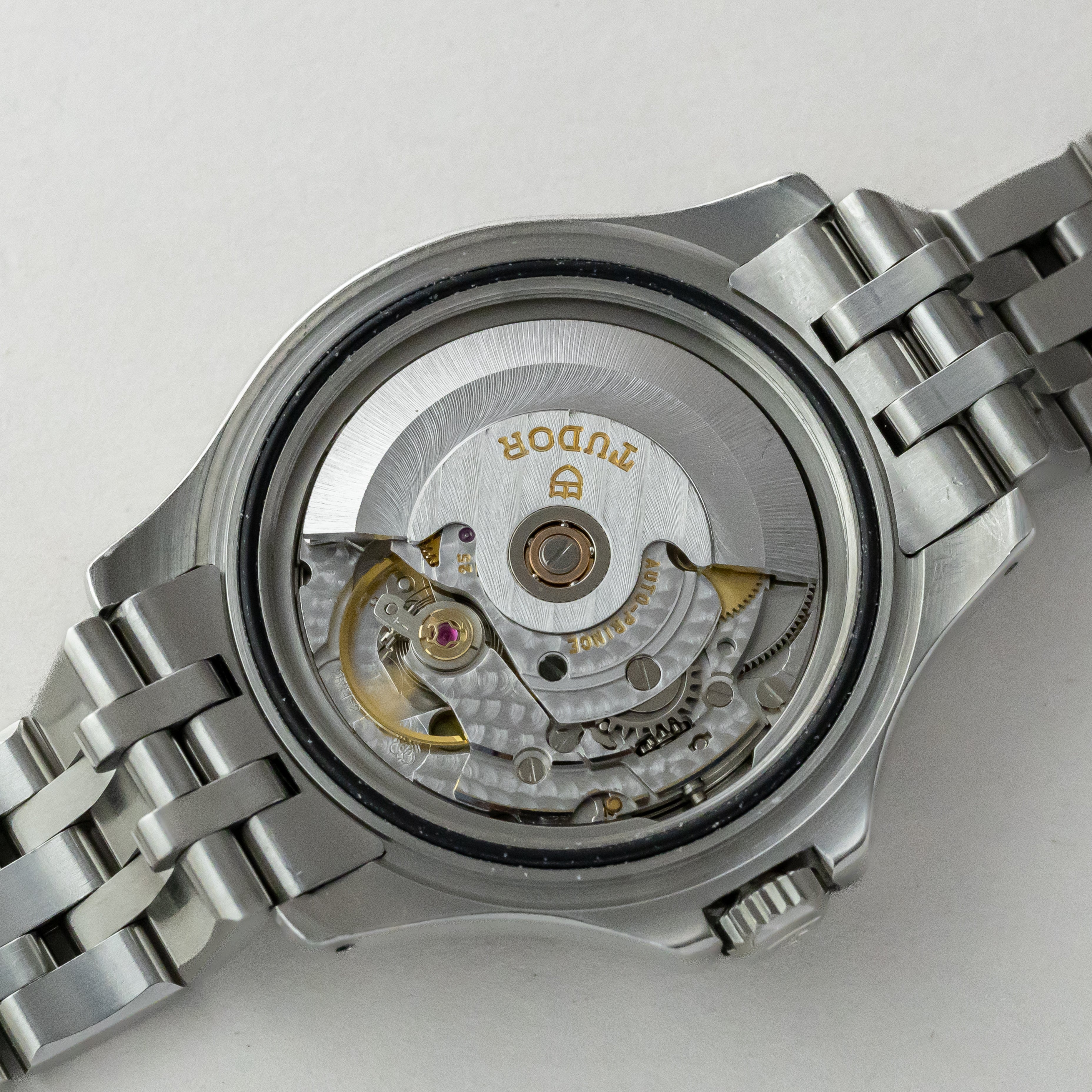 チューダー ハイドロノート ブルーダイヤル 2001年製 箱、ギャランティー付き