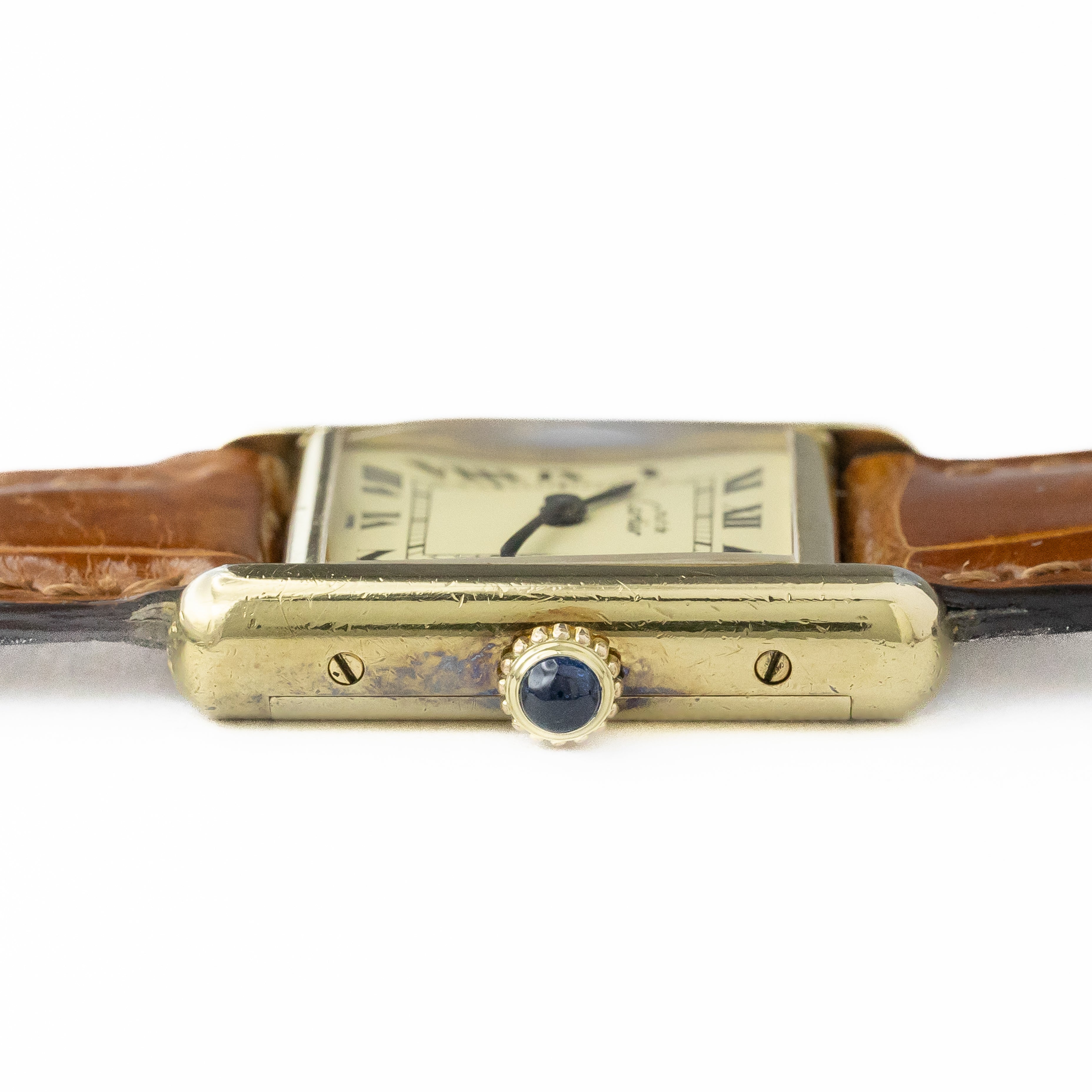 カルティエ マストタンクレディース SMサイズ 1980年代 アイボリーローマン