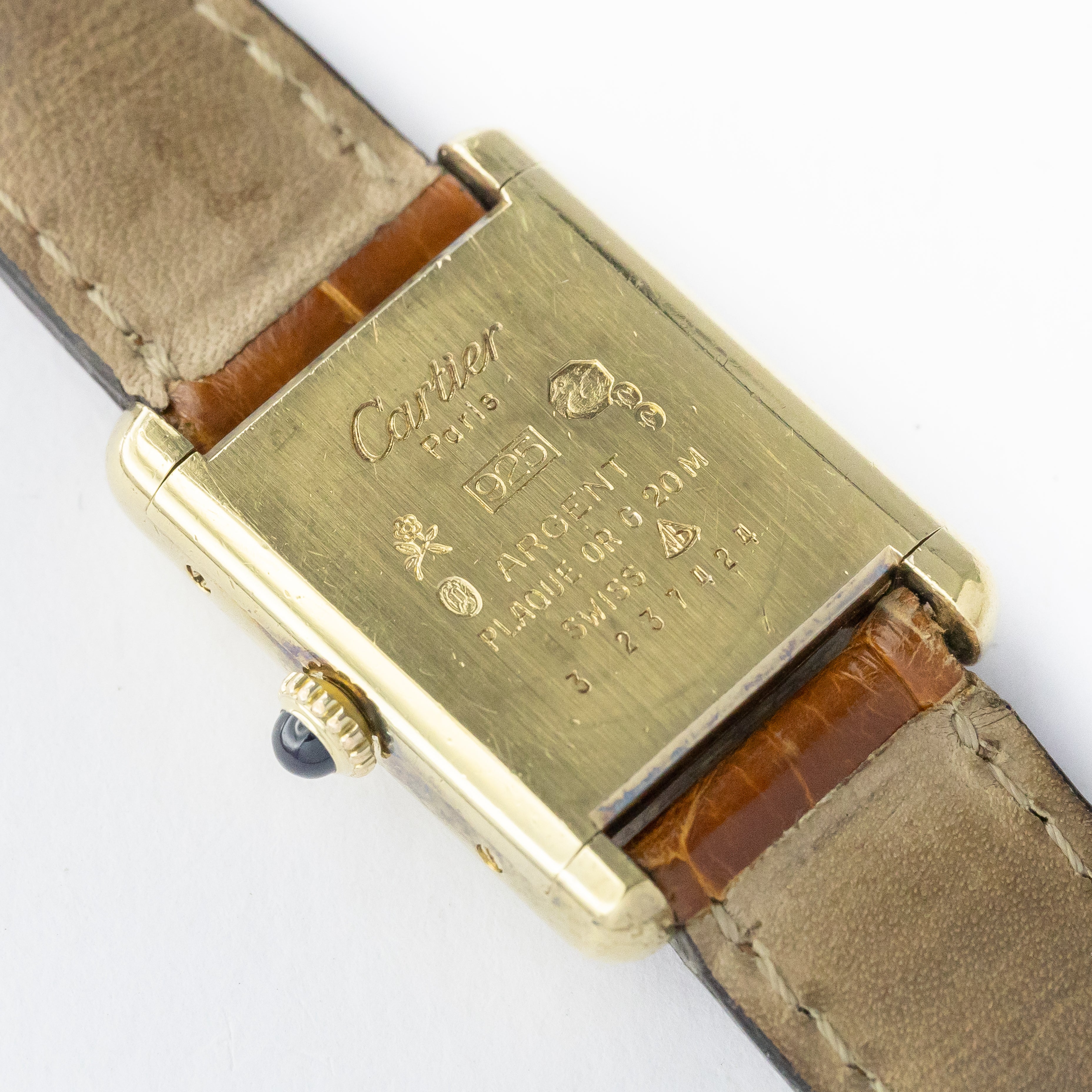 カルティエ マストタンクレディース SMサイズ 1980年代 アイボリーローマン