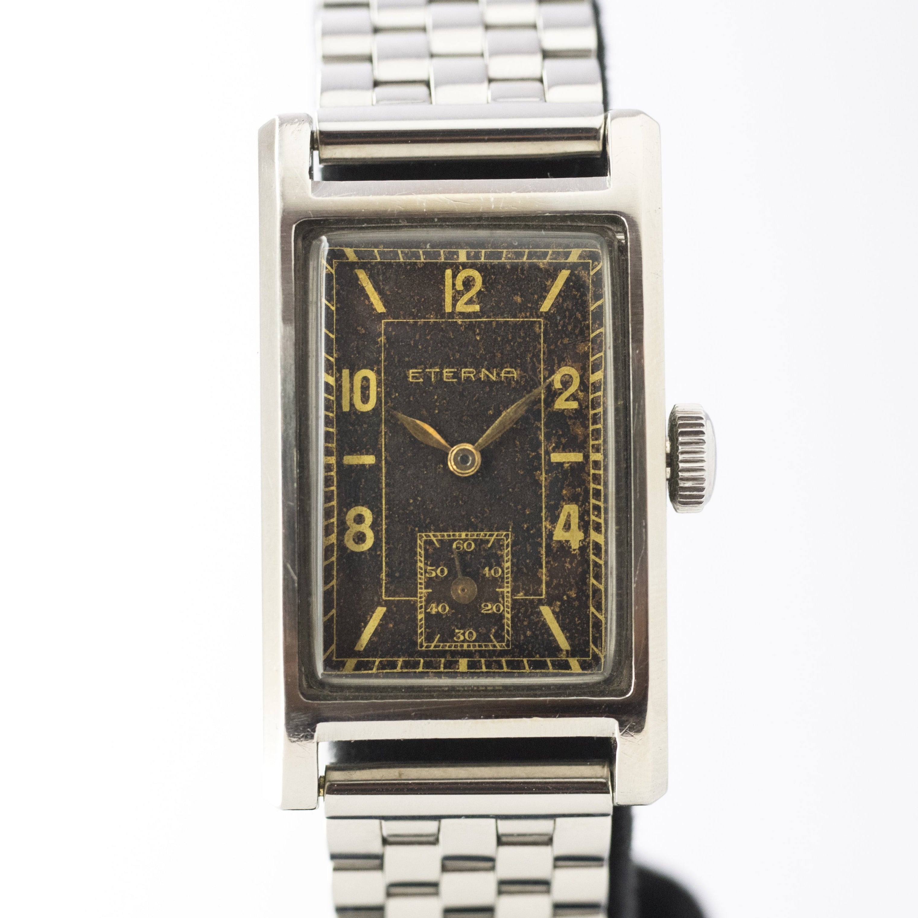 エテルナ レクタングル クラムシェルケース 1940年代 手巻き