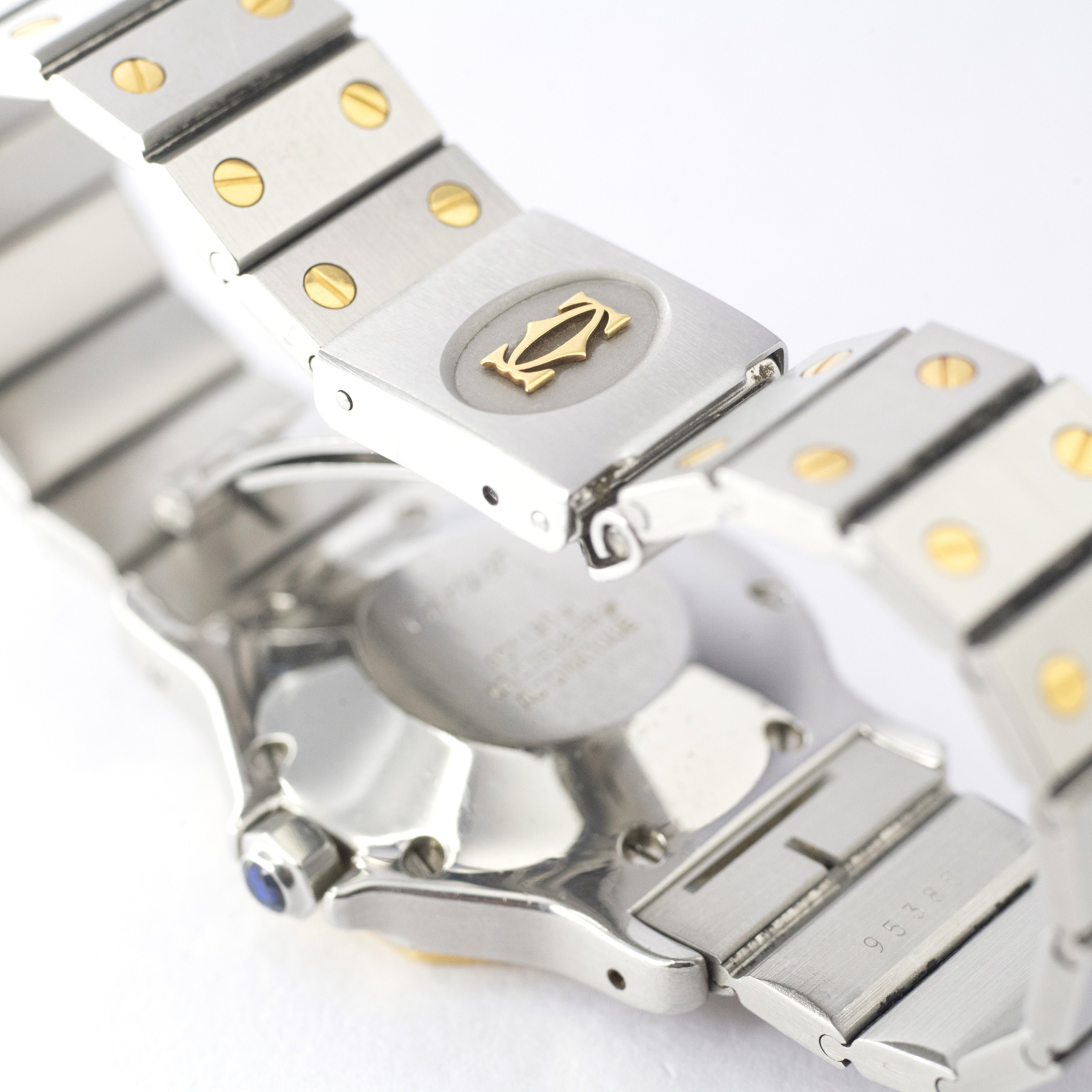 カルティエ サントス オクタゴン コンビ LM 1980年代 オートマチック