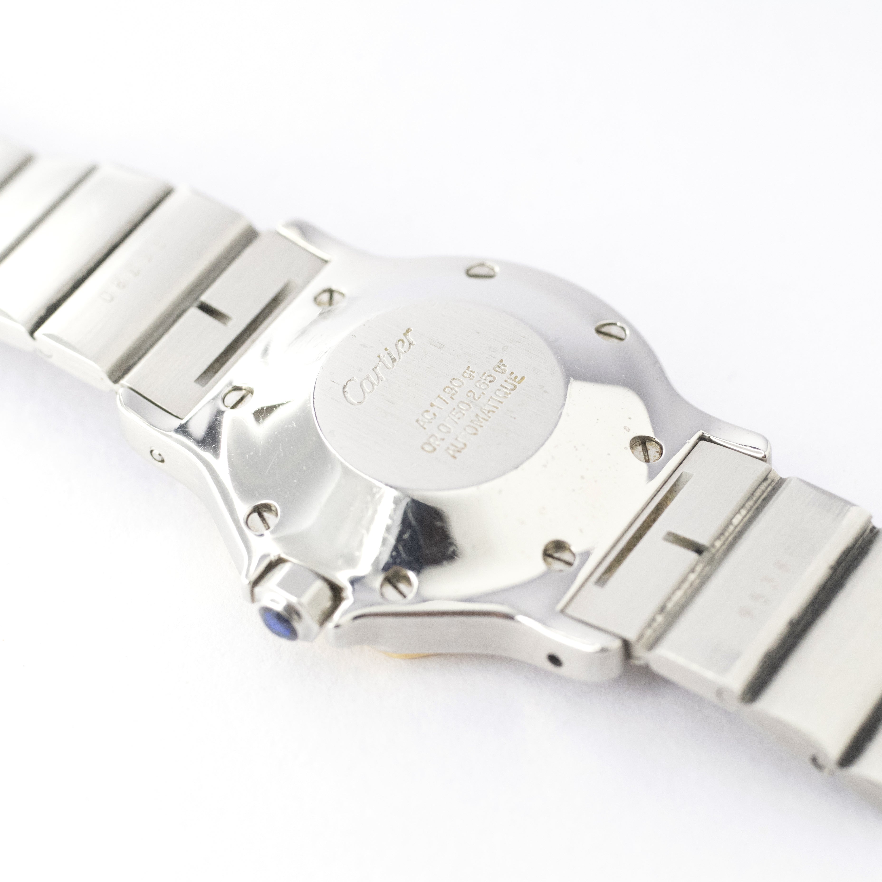 カルティエ サントス オクタゴン コンビ LM 1980年代 オートマチック