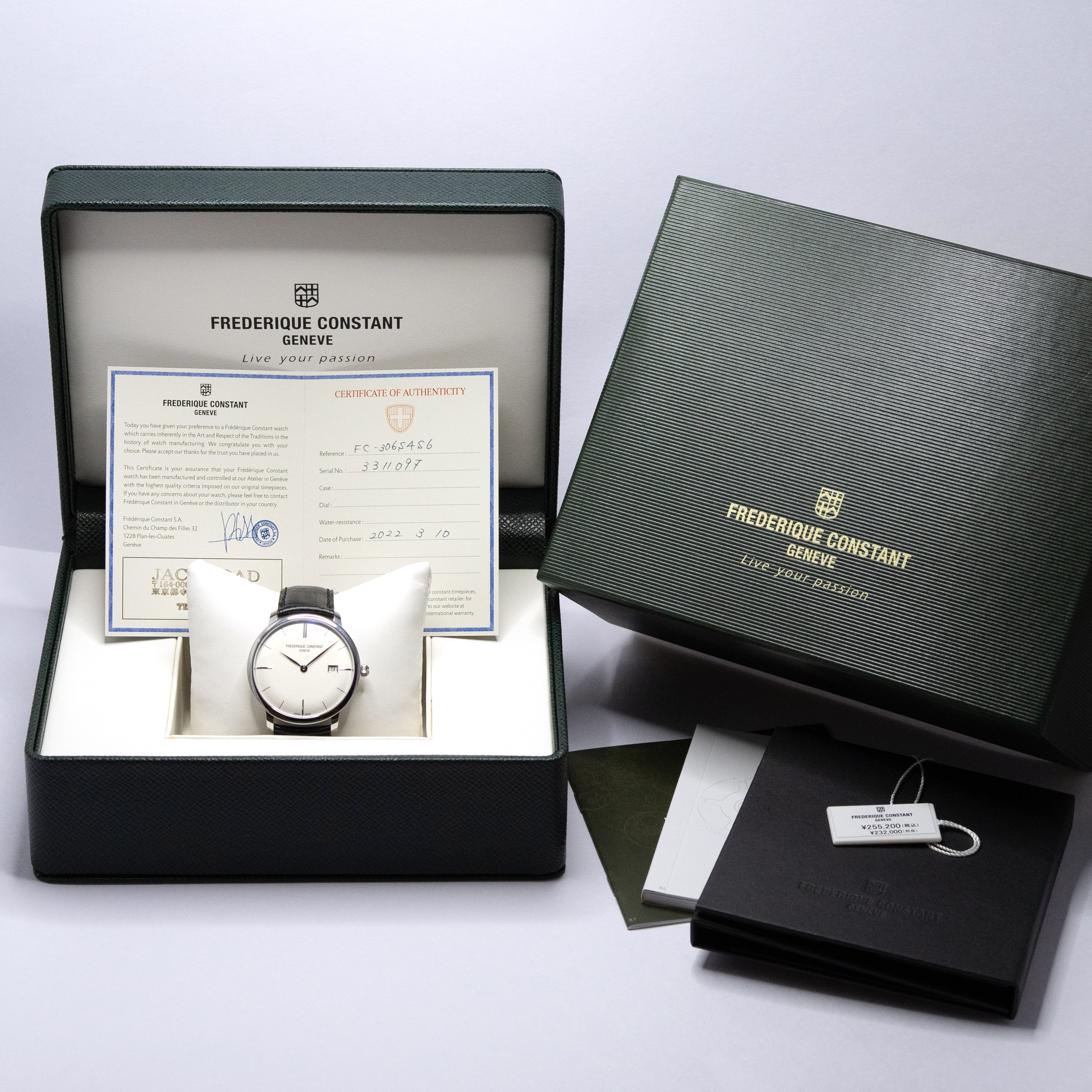 フレデリックコンスタント オートマチック ラウンド2針 2000年代