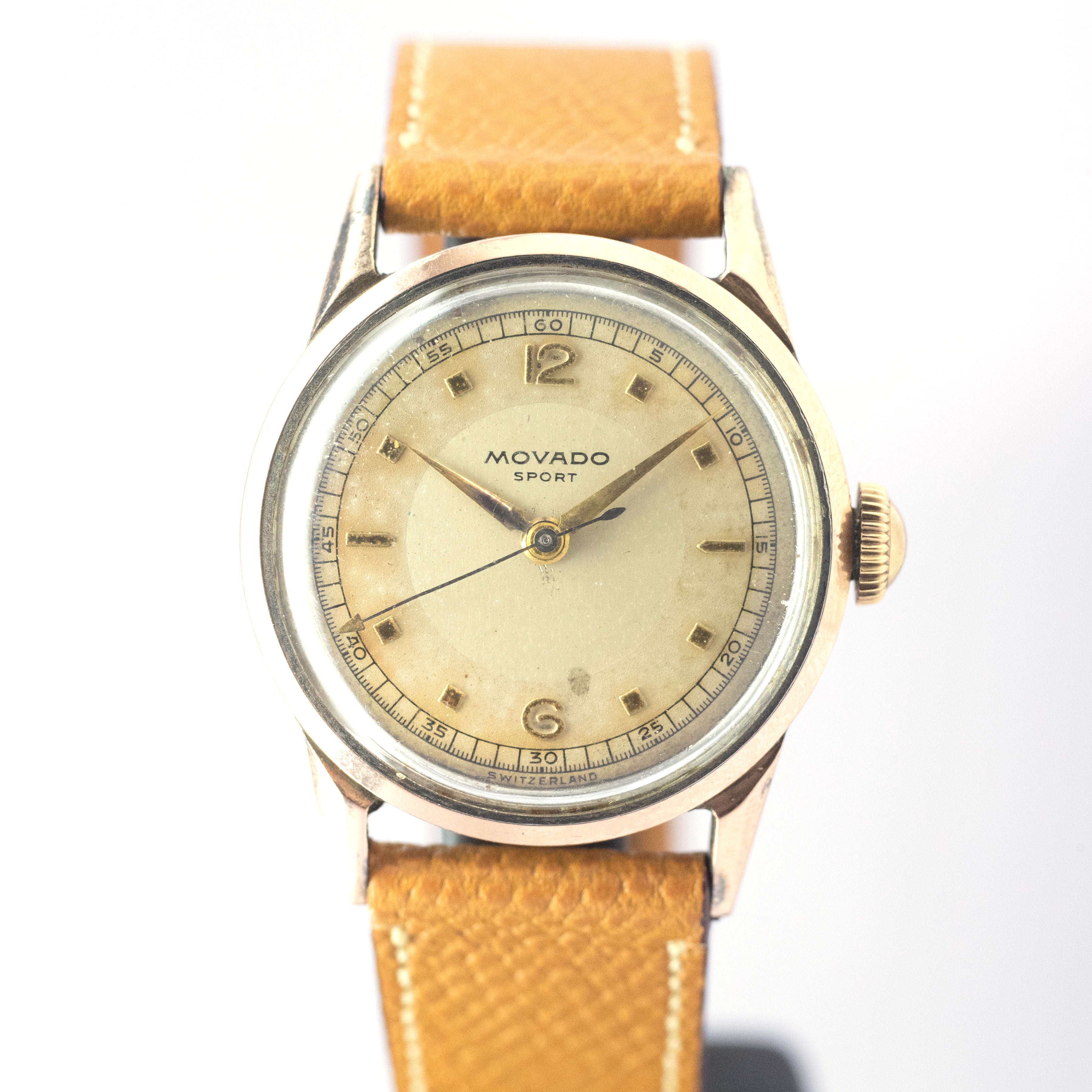 モバード PGケース ラウンド 手巻き 1940年代 ユニセックスサイズ