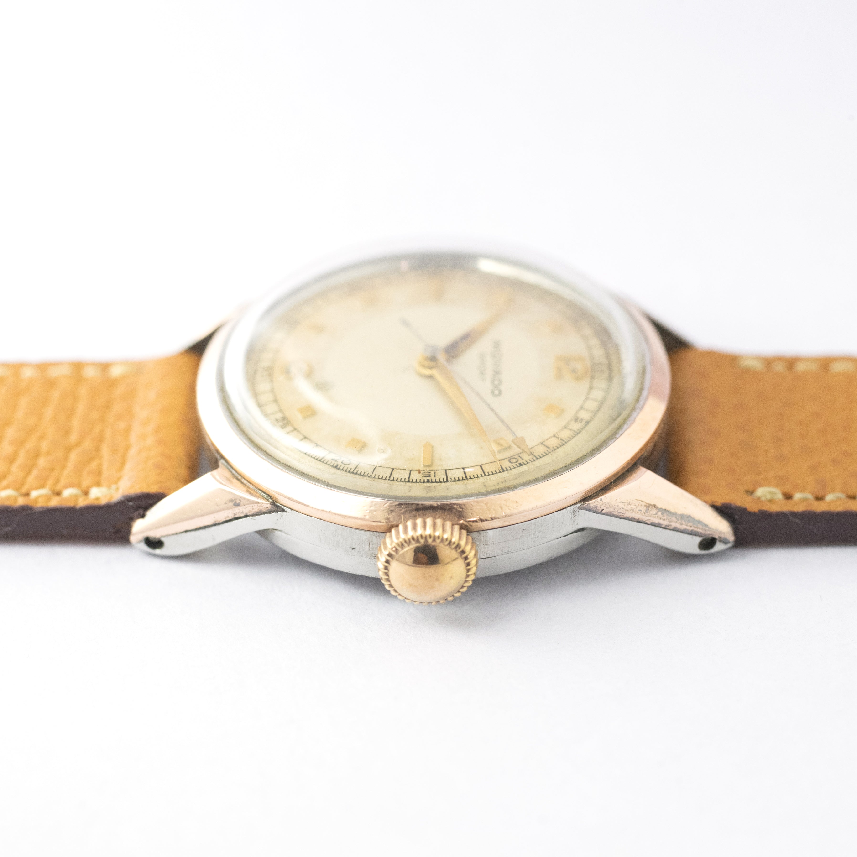 モバード PGケース ラウンド 手巻き 1940年代 ユニセックスサイズ