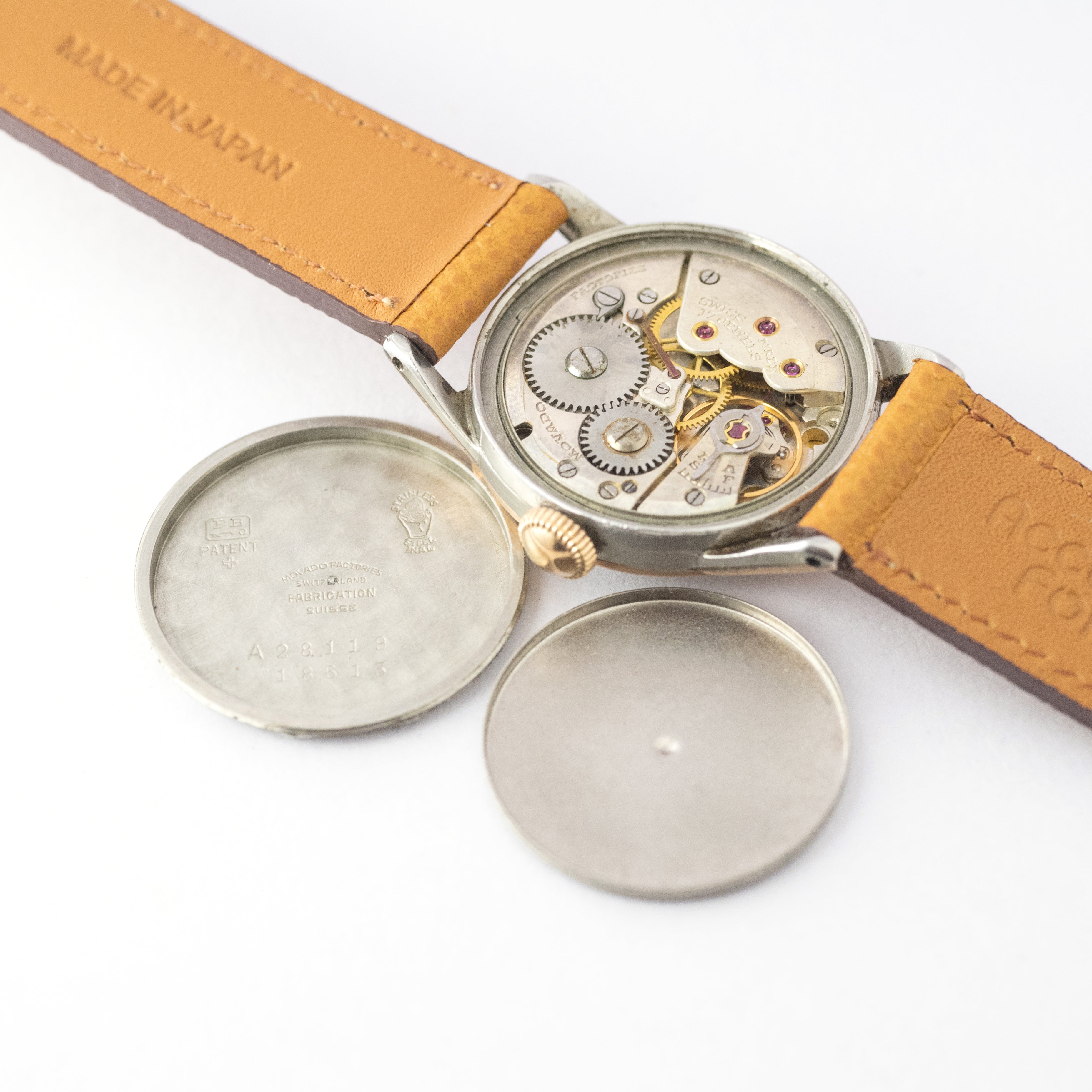 モバード PGケース ラウンド 手巻き 1940年代 ユニセックスサイズ