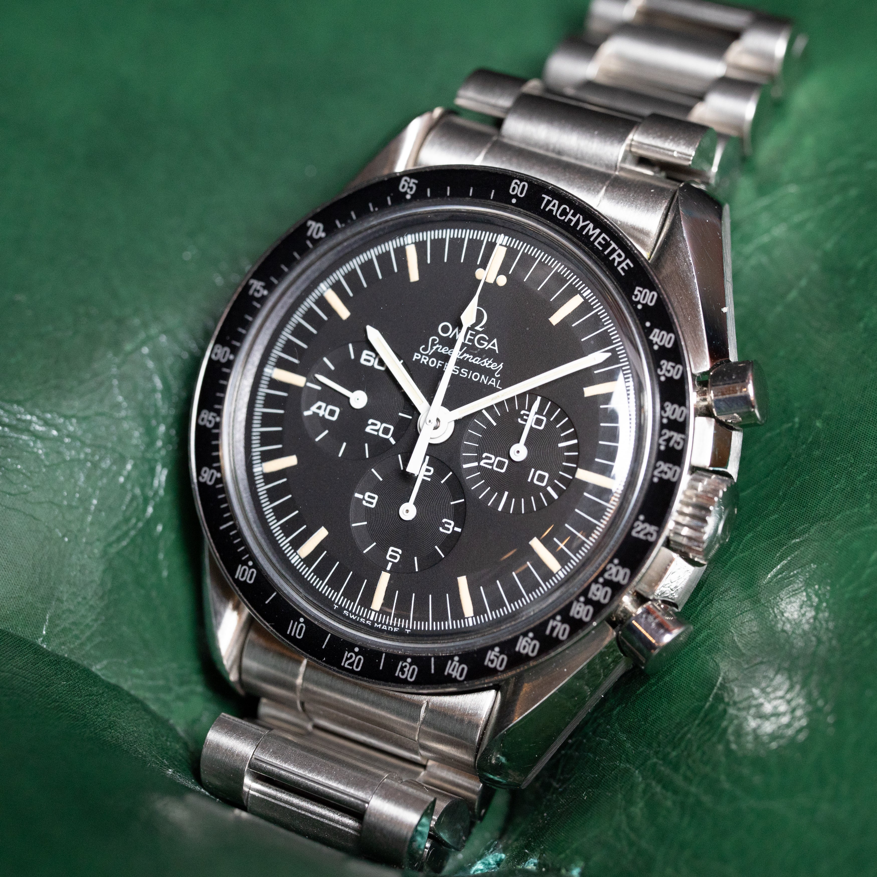 オメガ 1986年製 スピードマスター プロフェッショナル 5th 赤金 スケルトン